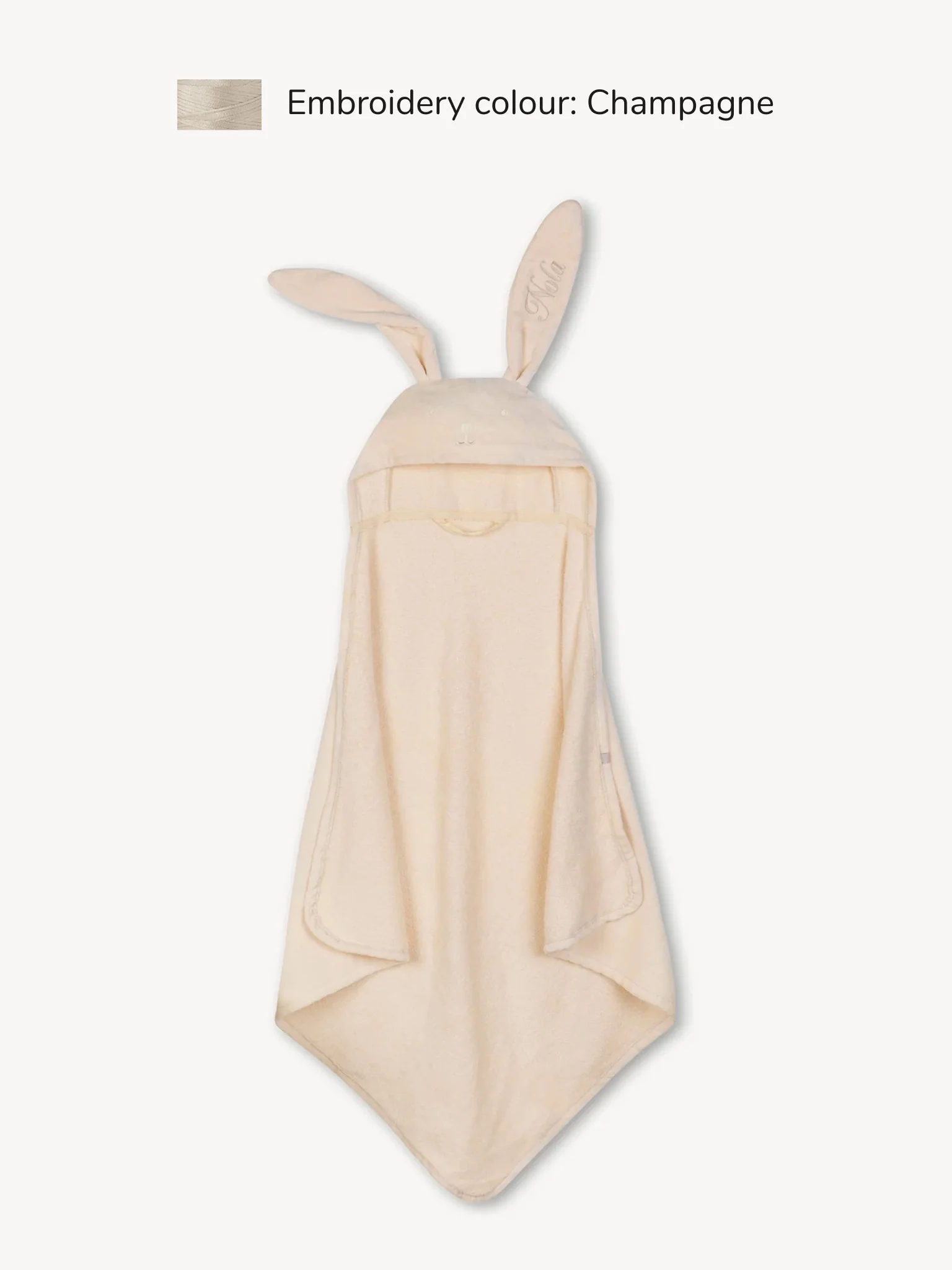 Badcape Konijn Cream - Image 2