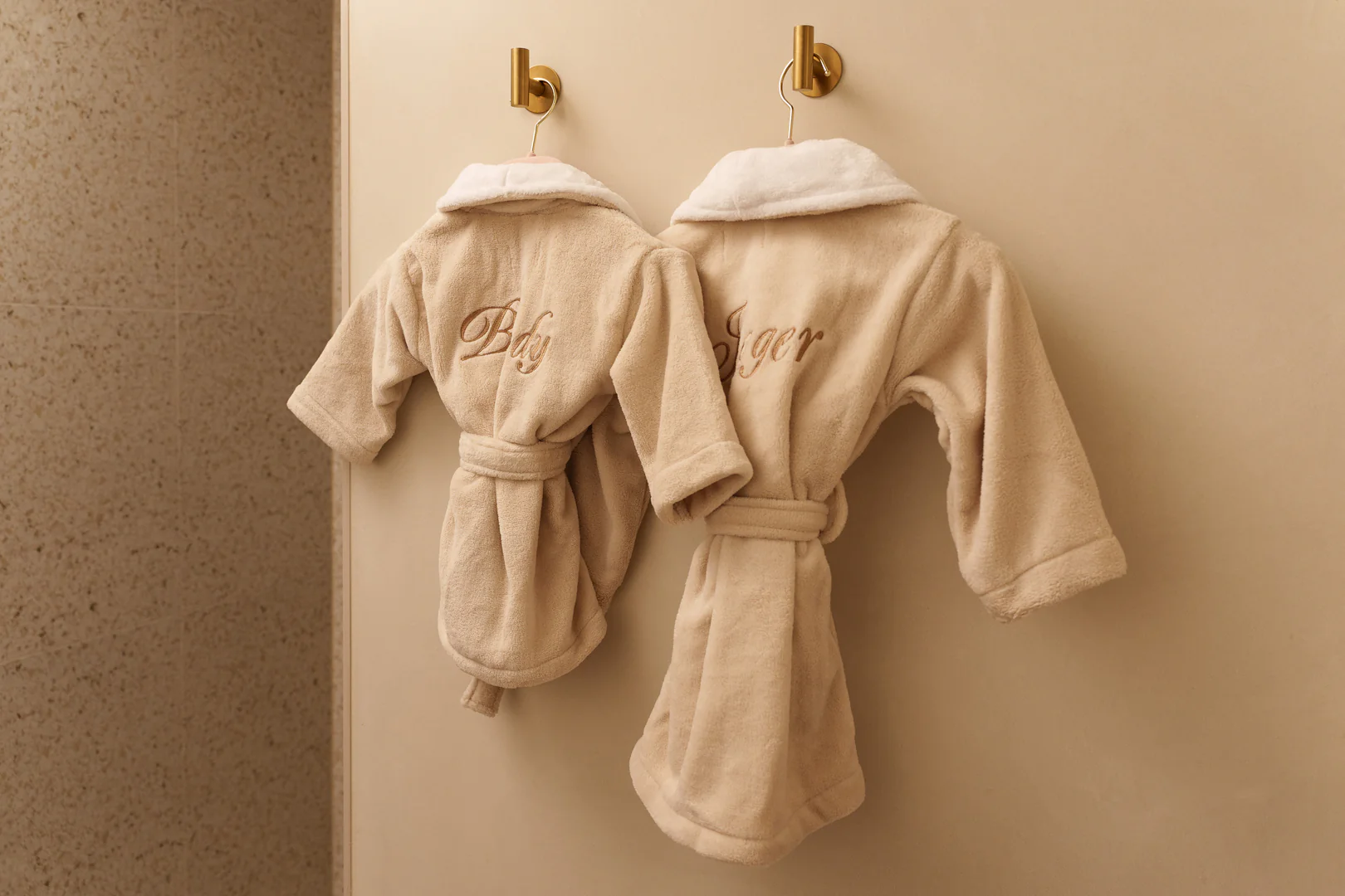Badjas Cream Pearl Kids - Image 3