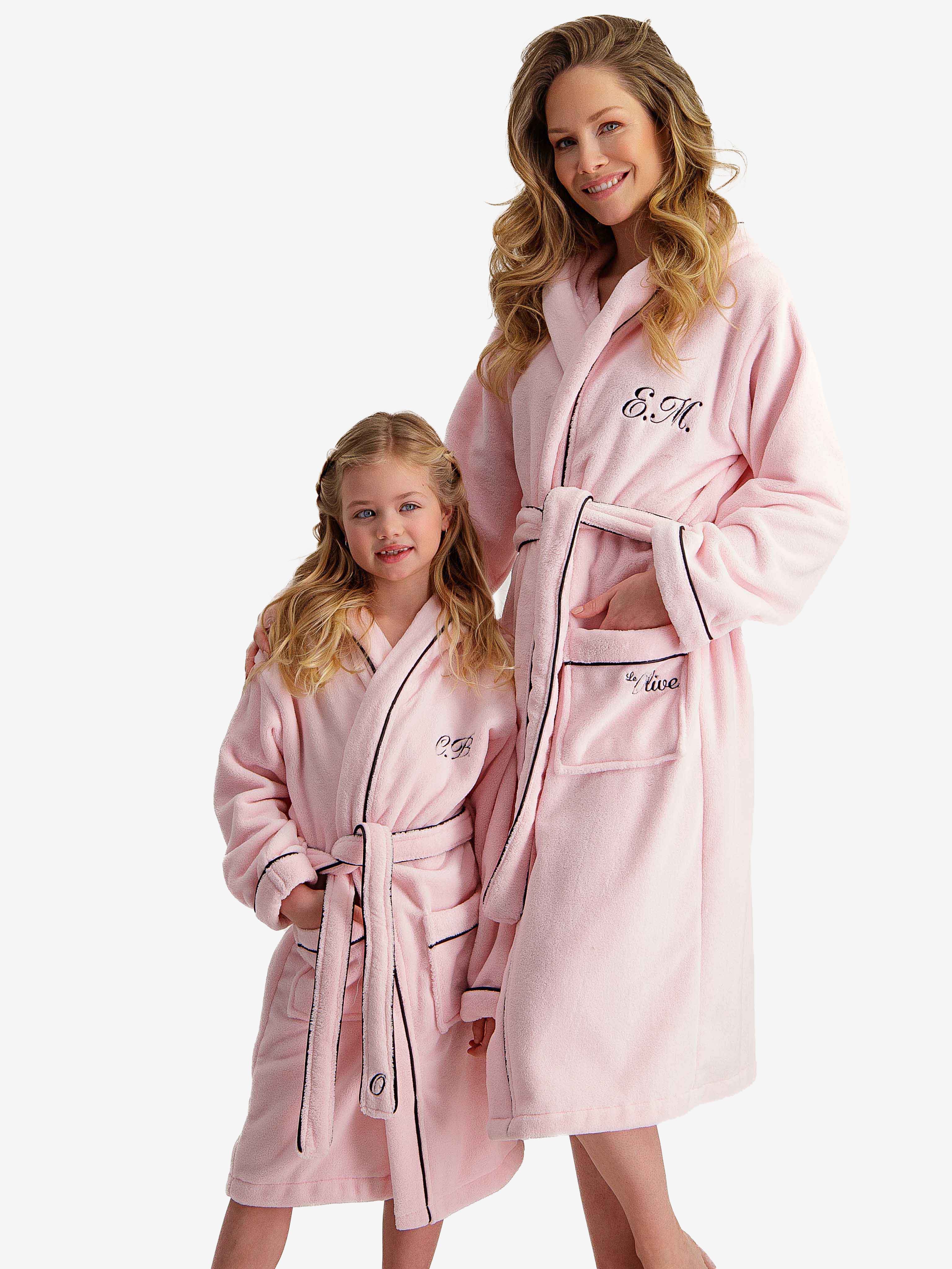 Badjas Hooded Pink - Image 3