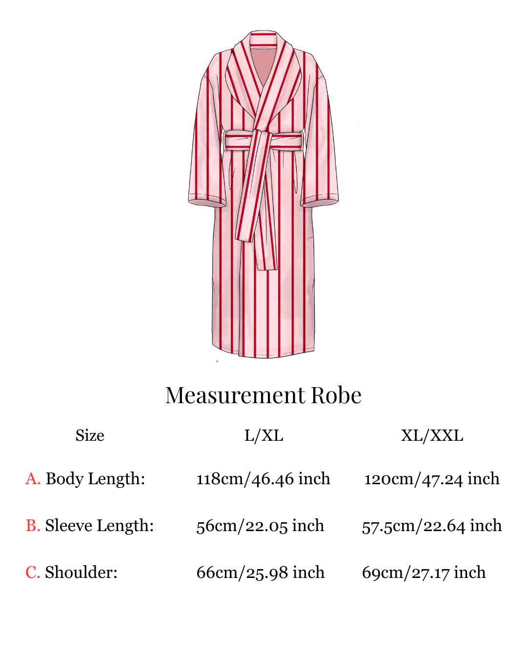 Badjas Pink Stripe - Image 11
