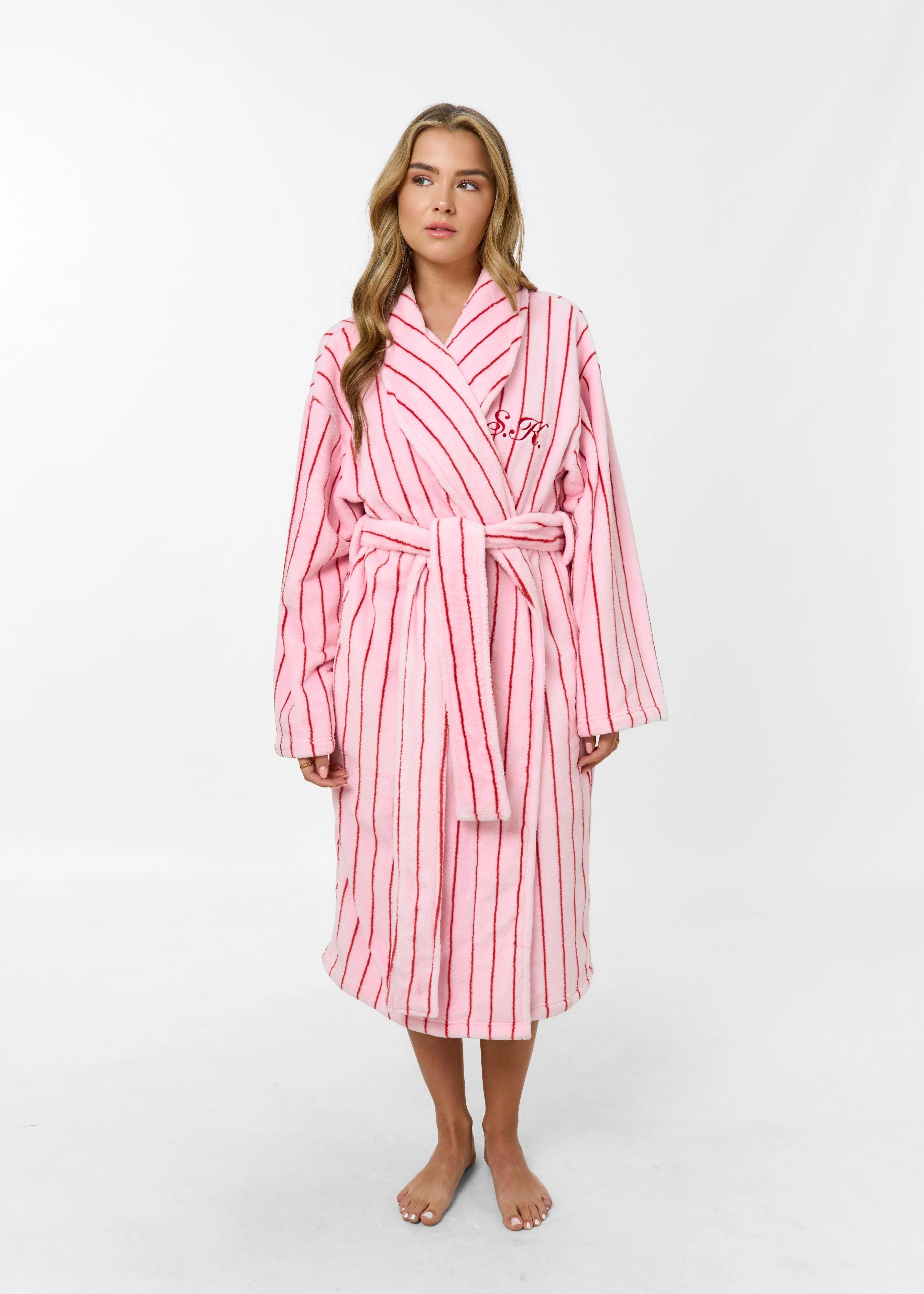 Badjas Pink Stripe - Image 3