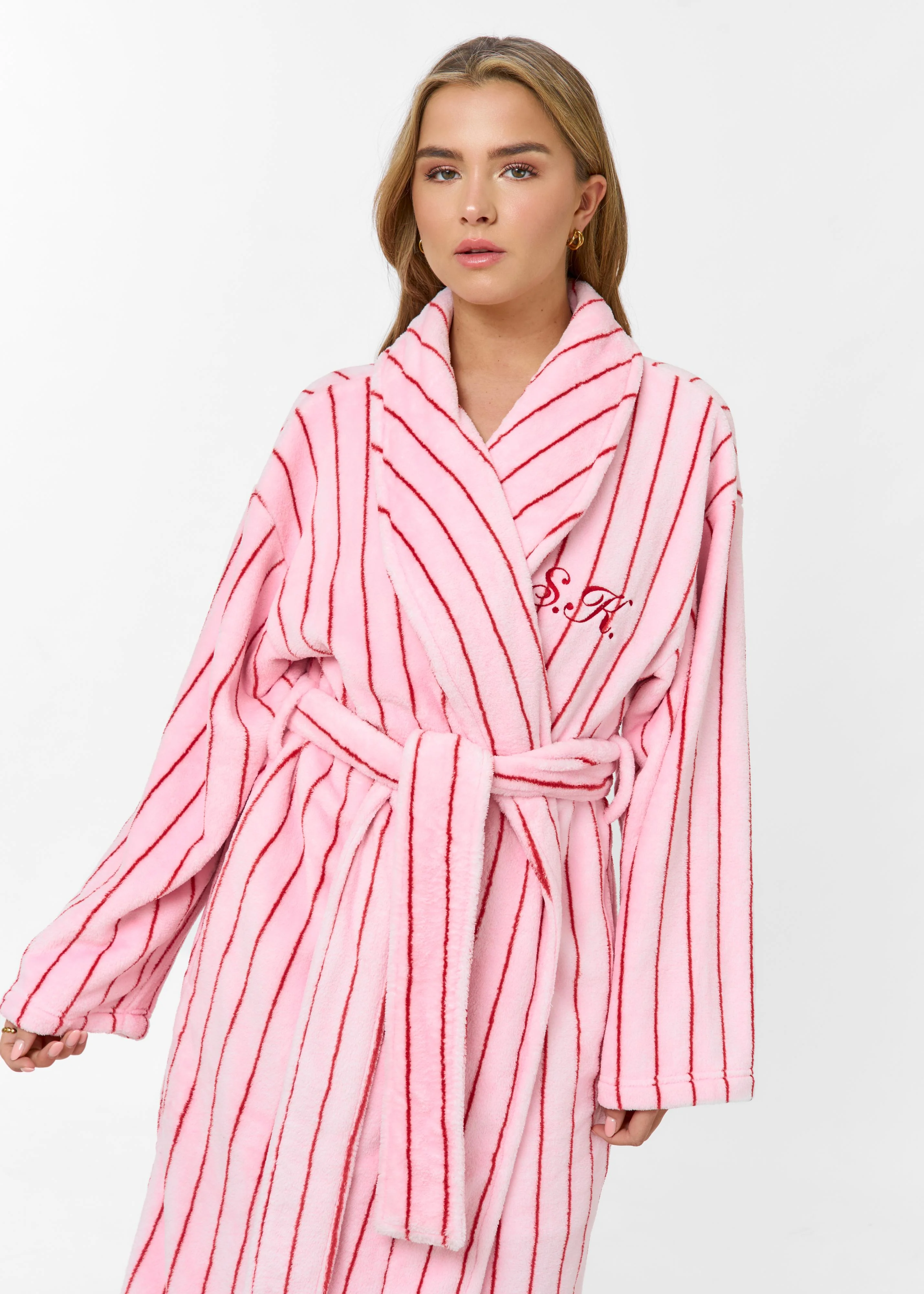 Badjas Pink Stripe - Image 4