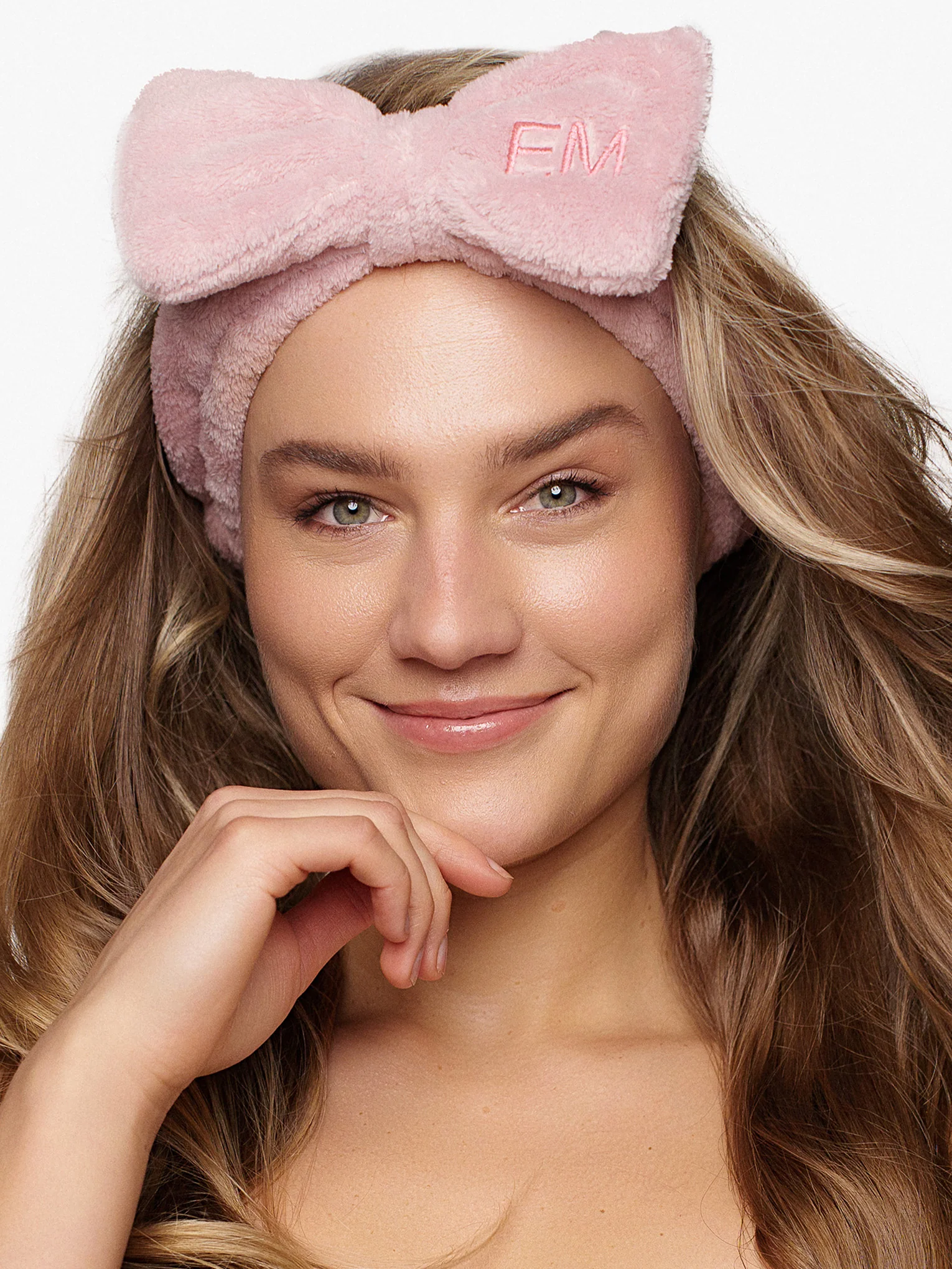 Haarband Strik Powder Pink - Image 3