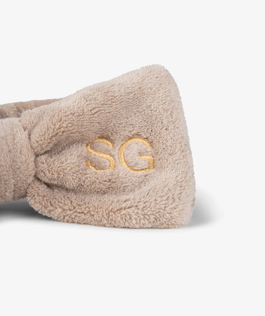 Haarband Strik Taupe - Image 4