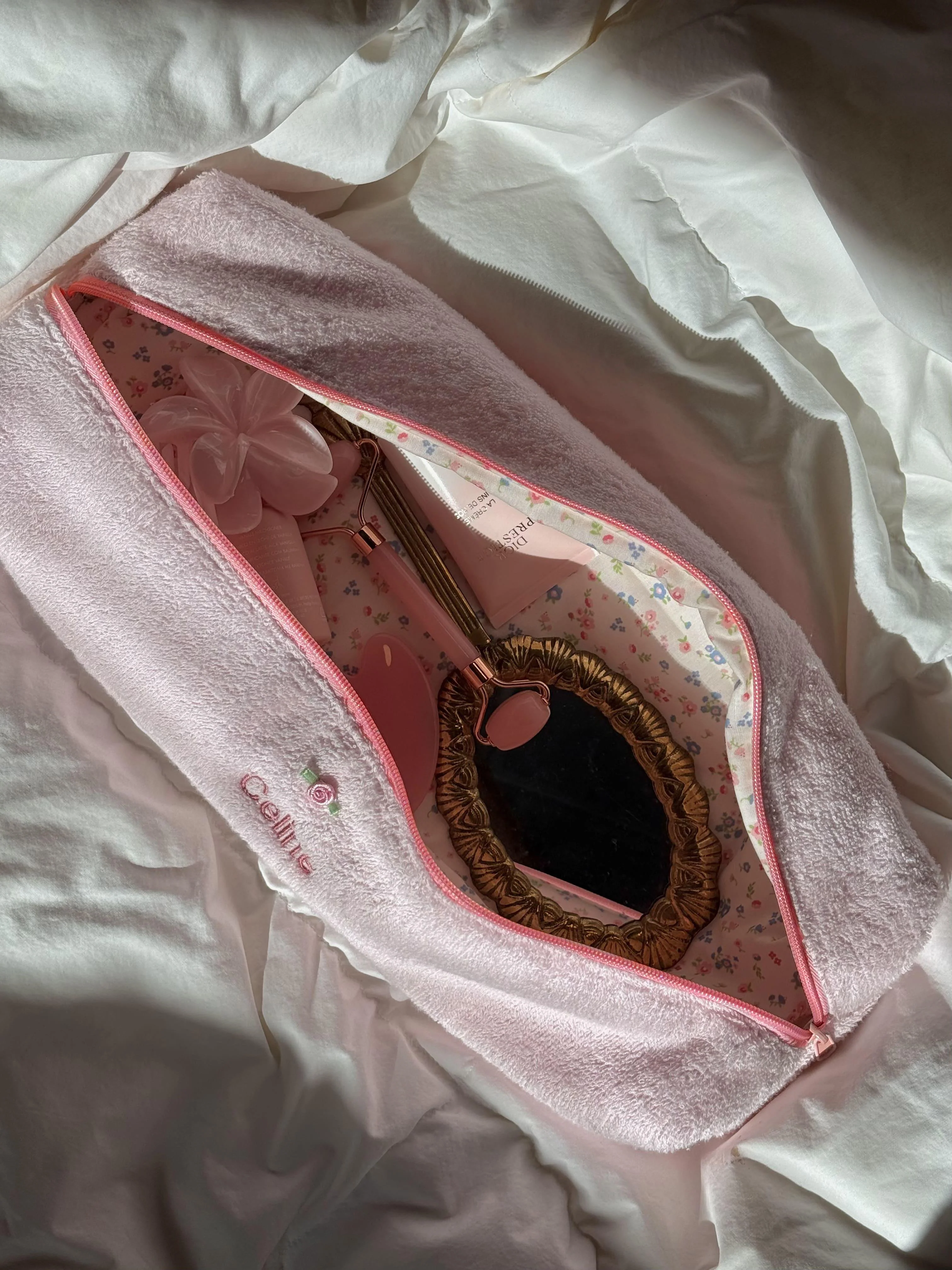 Hair Tool Bag Pink - Image 3