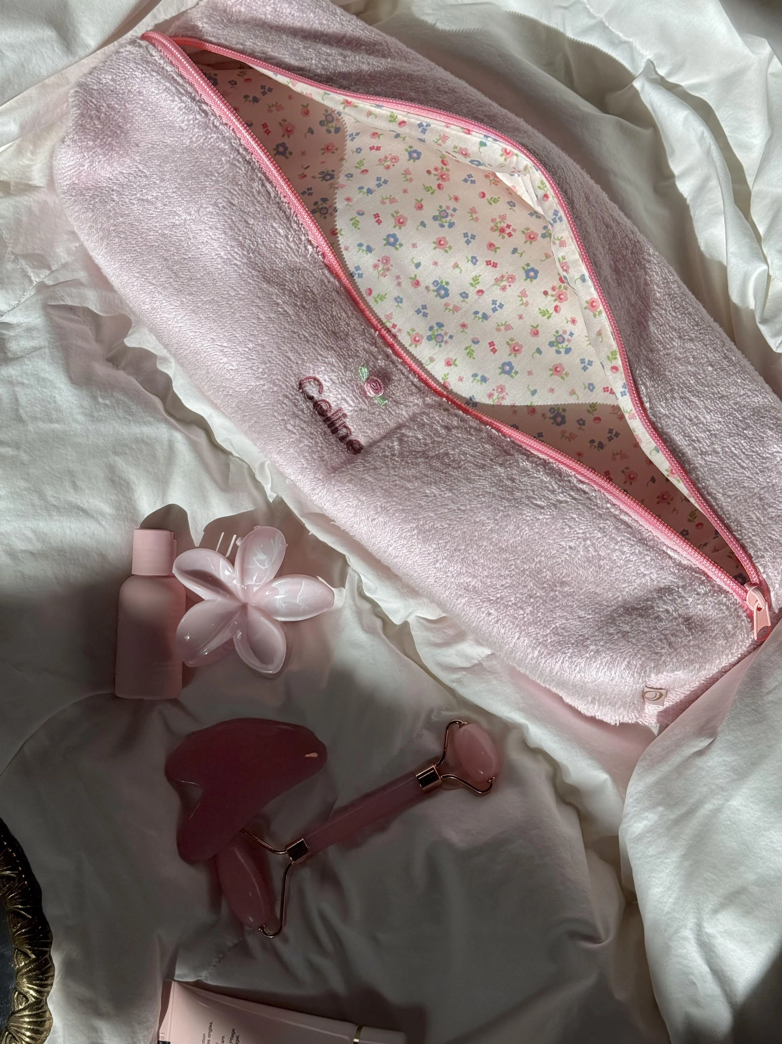 Hair Tool Bag Pink - Image 5