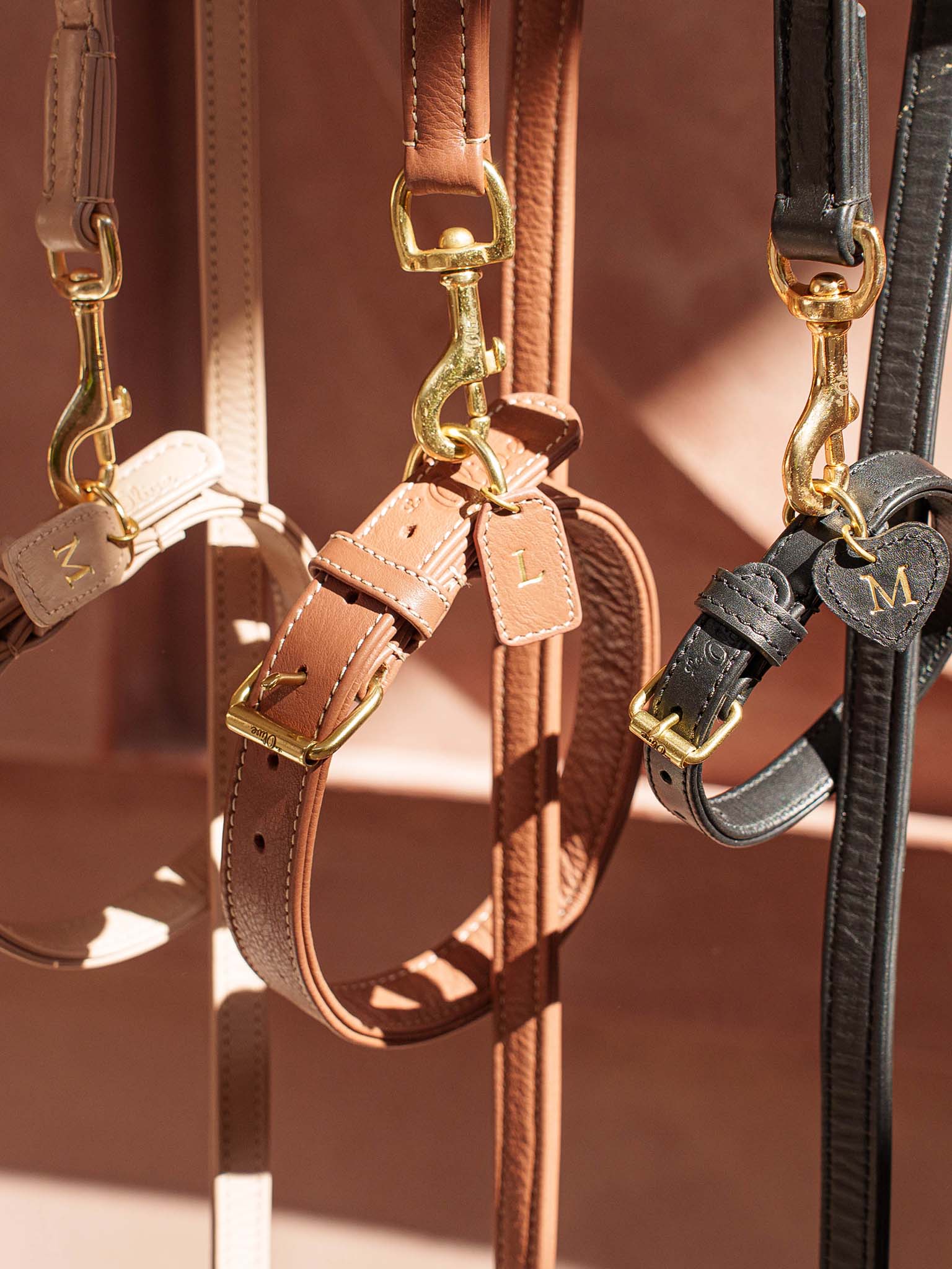 Hondenhalsband Leer Bruin - Image 5