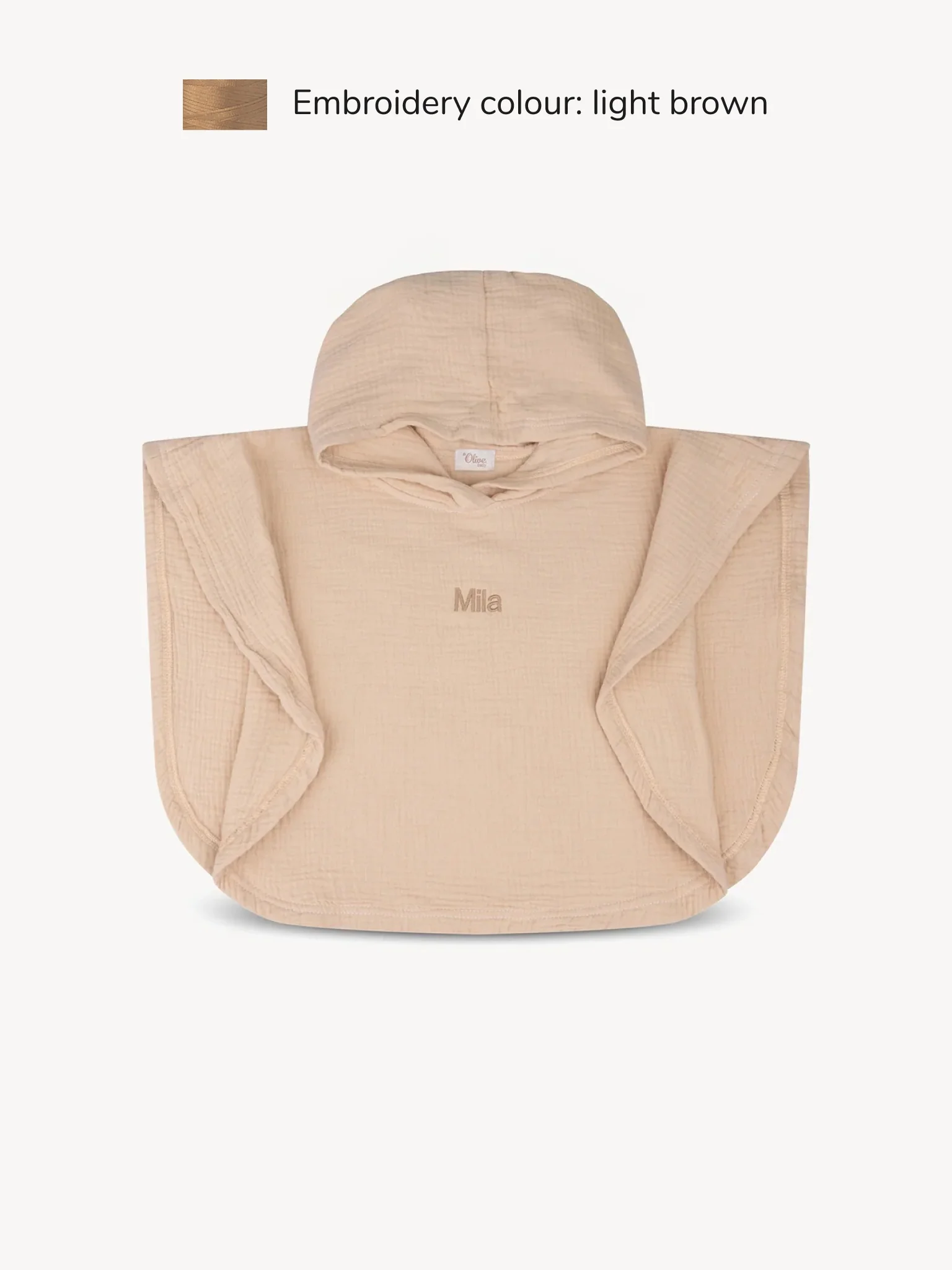 Hydrofiele Poncho Sand - Image 2