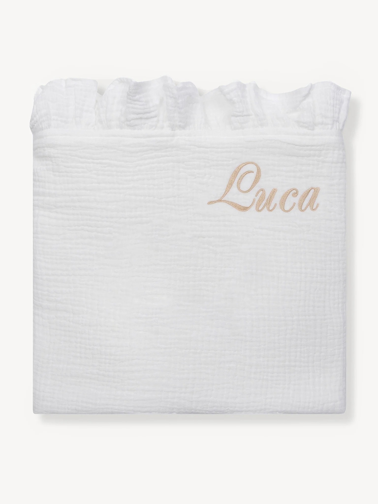 Hydrofieledoek Ruffle White