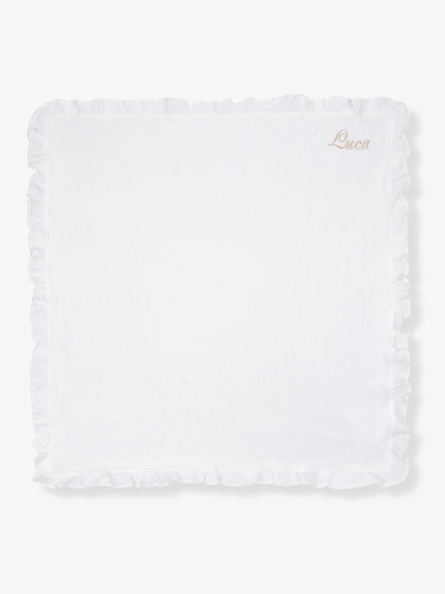 Hydrofieledoek Ruffle White - Image 5