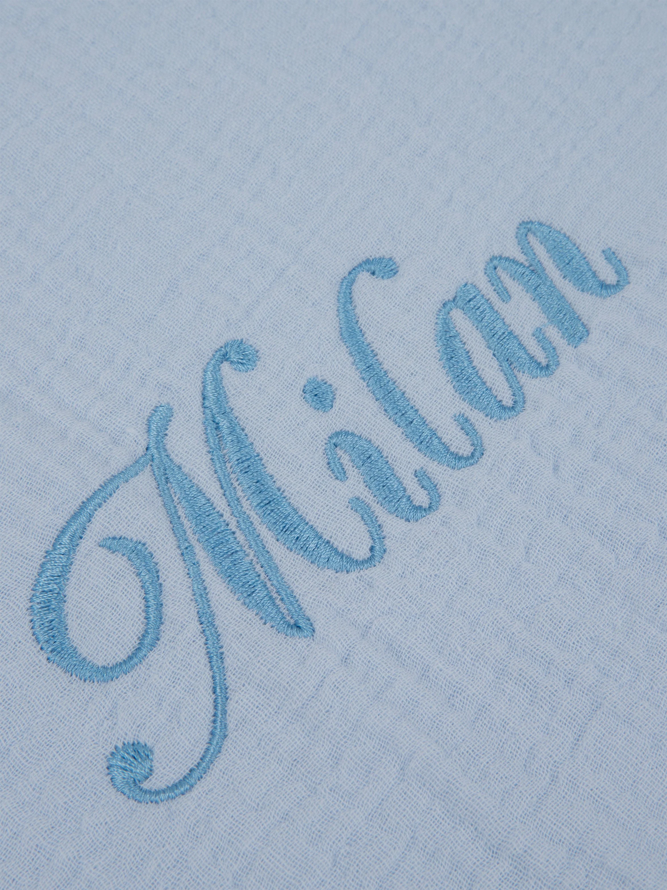 Hydrofieledoek Ruffle Light Blue - Image 5