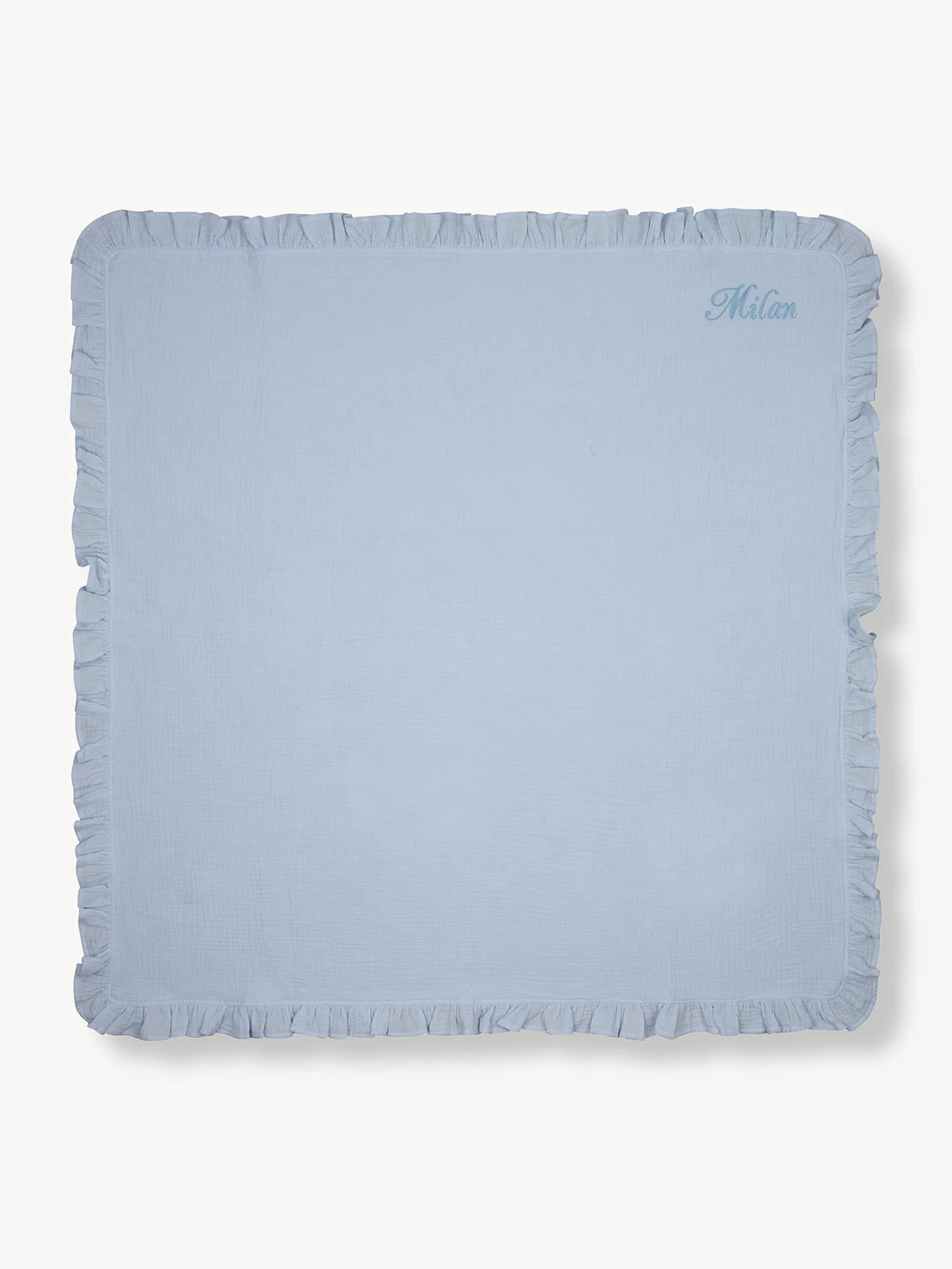 Hydrofieledoek Ruffle Light Blue - Image 6