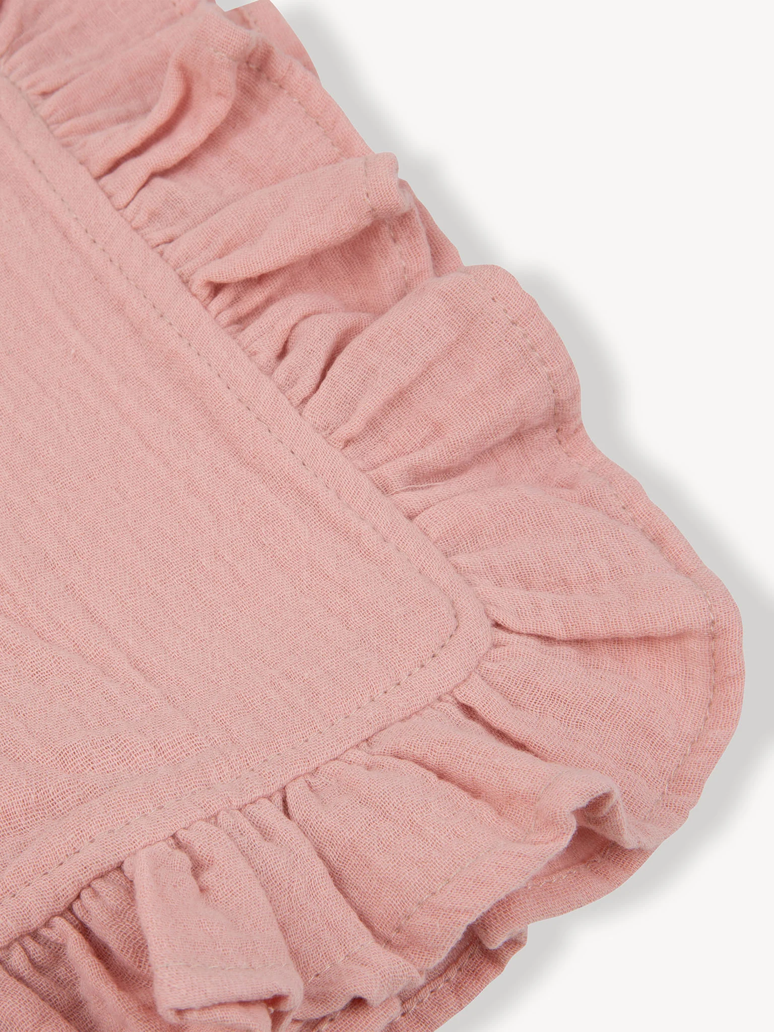 Hydrofieledoek Ruffle Old Pink - Image 6