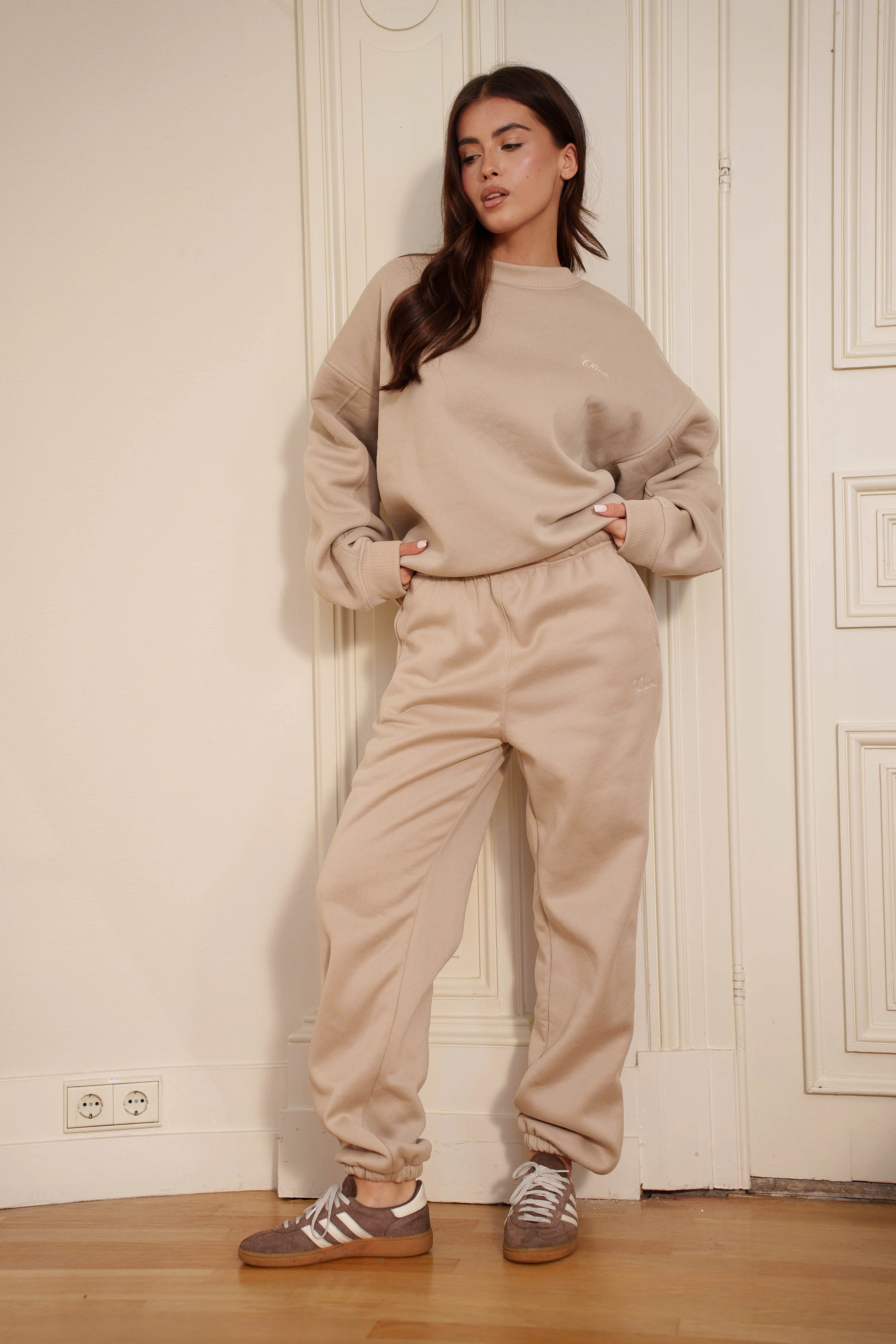 Jogging Suit Beige Cappuccino - Image 4