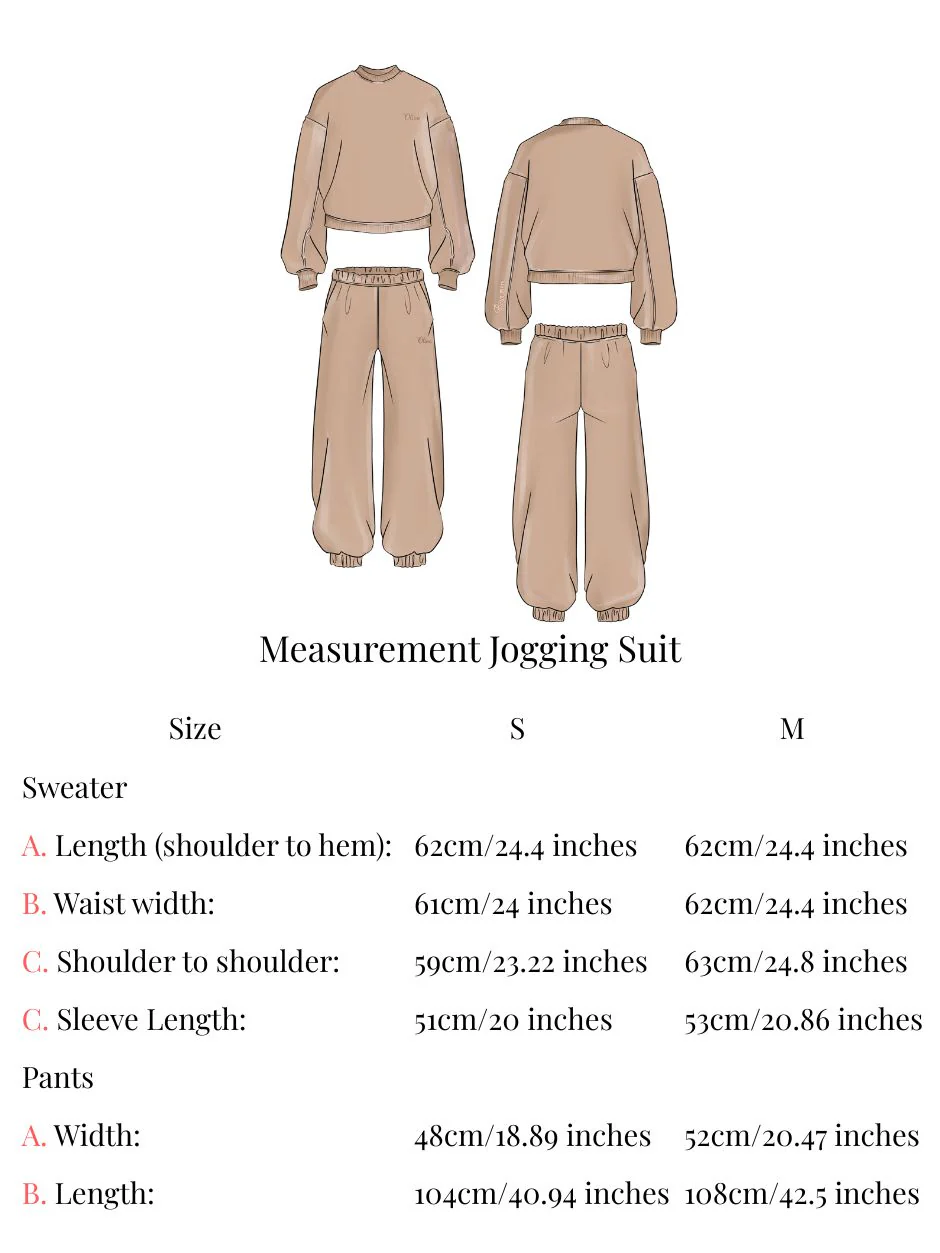 Jogging Suit Beige Cappuccino - Image 7
