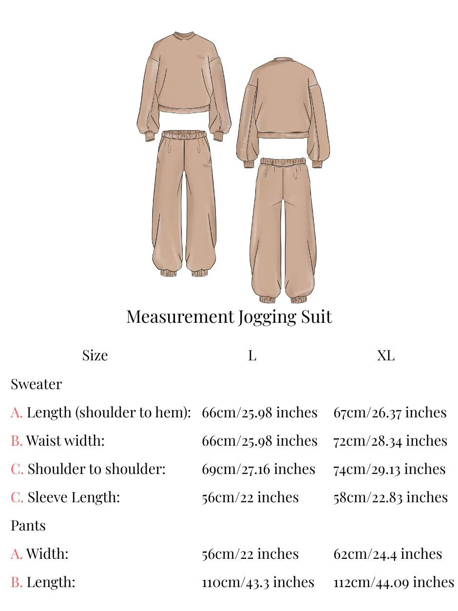Jogging Suit Beige Cappuccino - Image 8