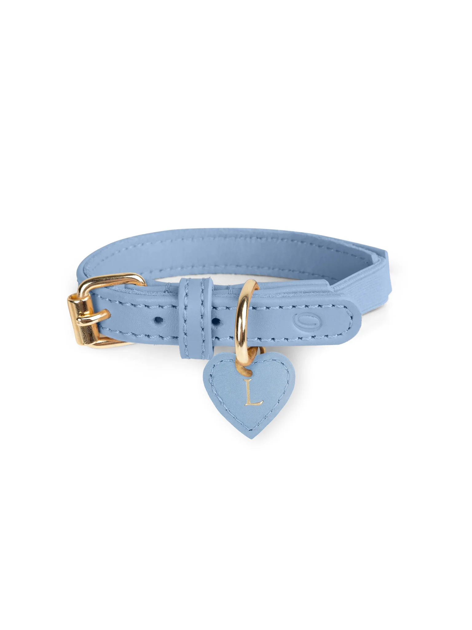 Kattenhalsband Leer Blauw - Image 2