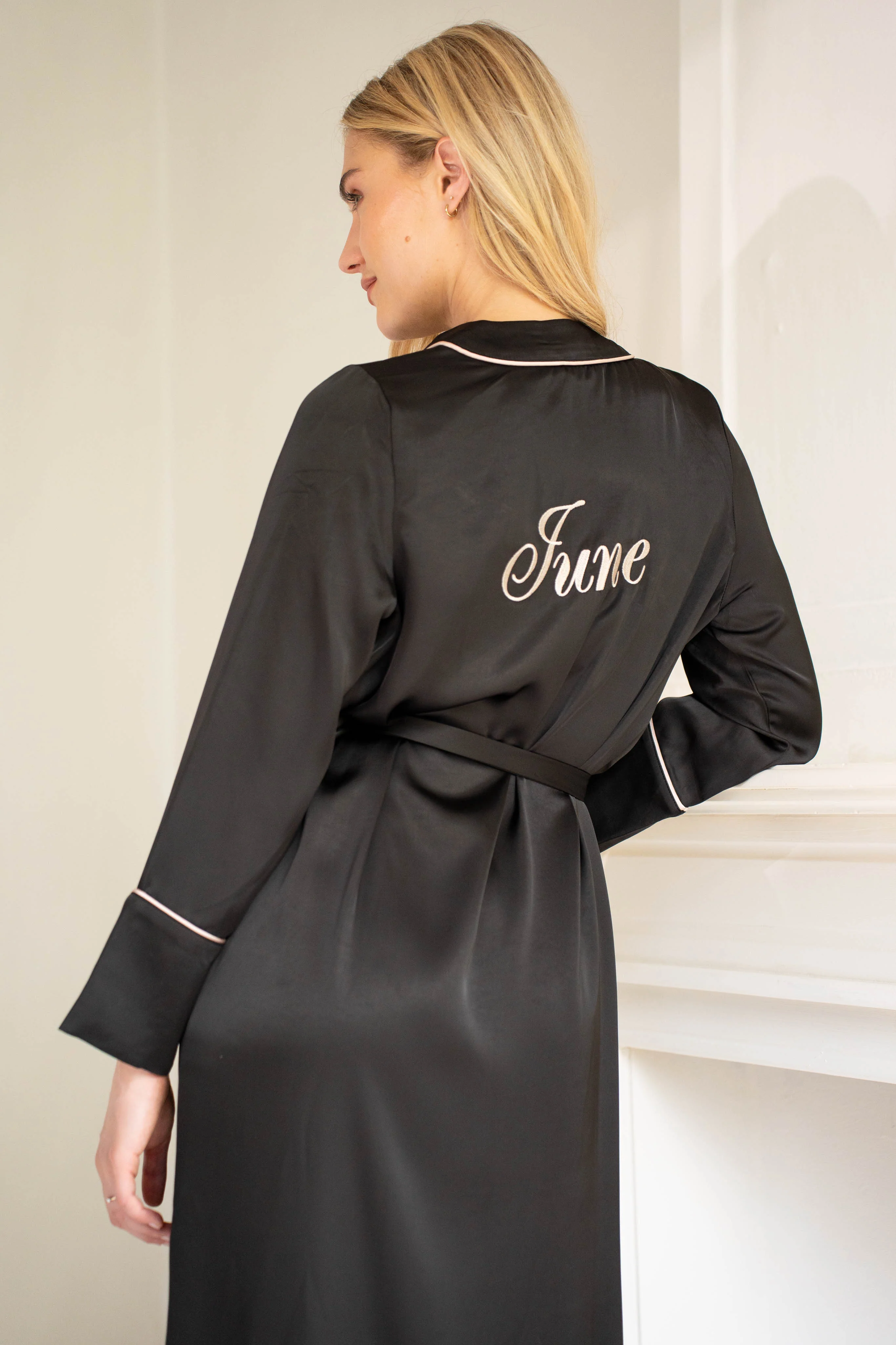Kimono Deluxe Long Midnight Black - Image 14