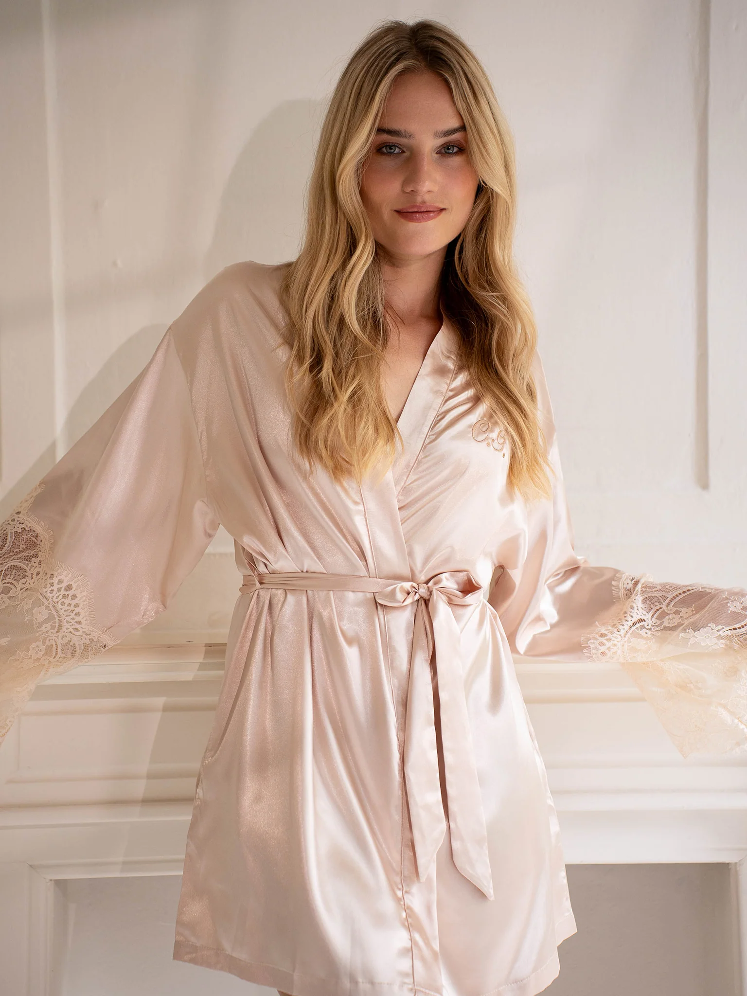 Kimono Lace Champagne - Image 5