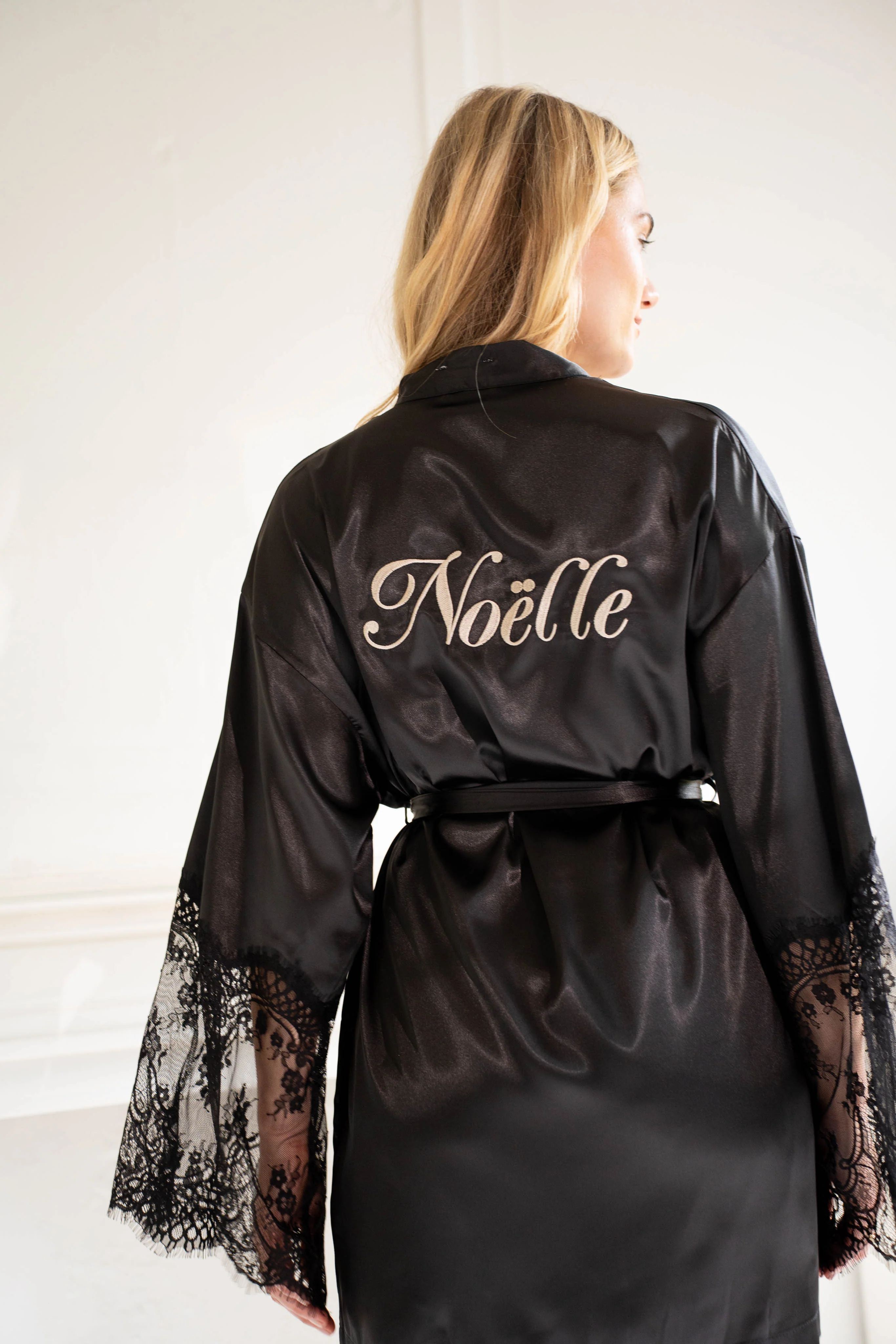 Kimono Lace Midnight Black - Image 3