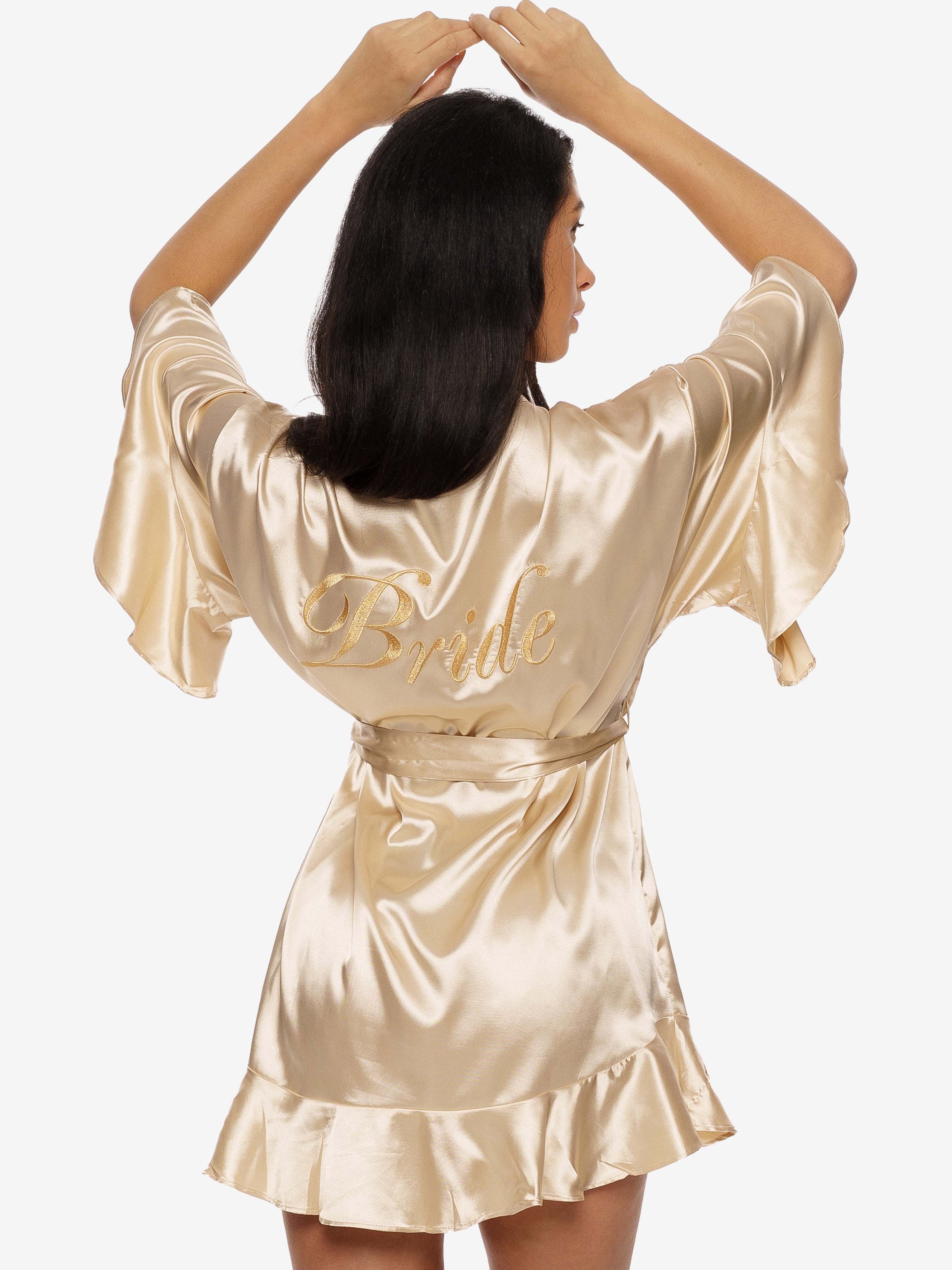 Ruffle Kimono Champagne - Image 5