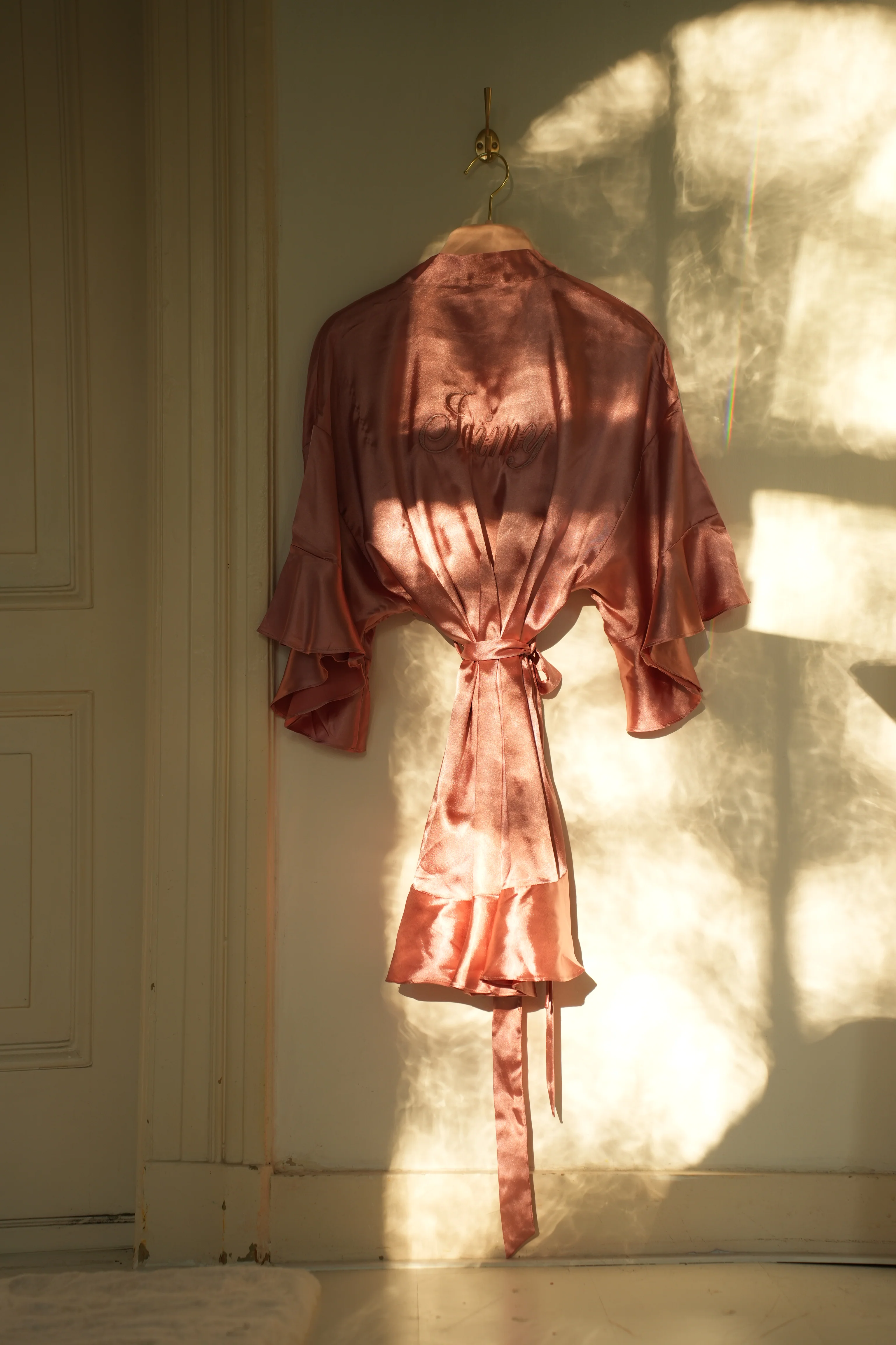 Ruffle Kimono Dusty Pink - Image 4