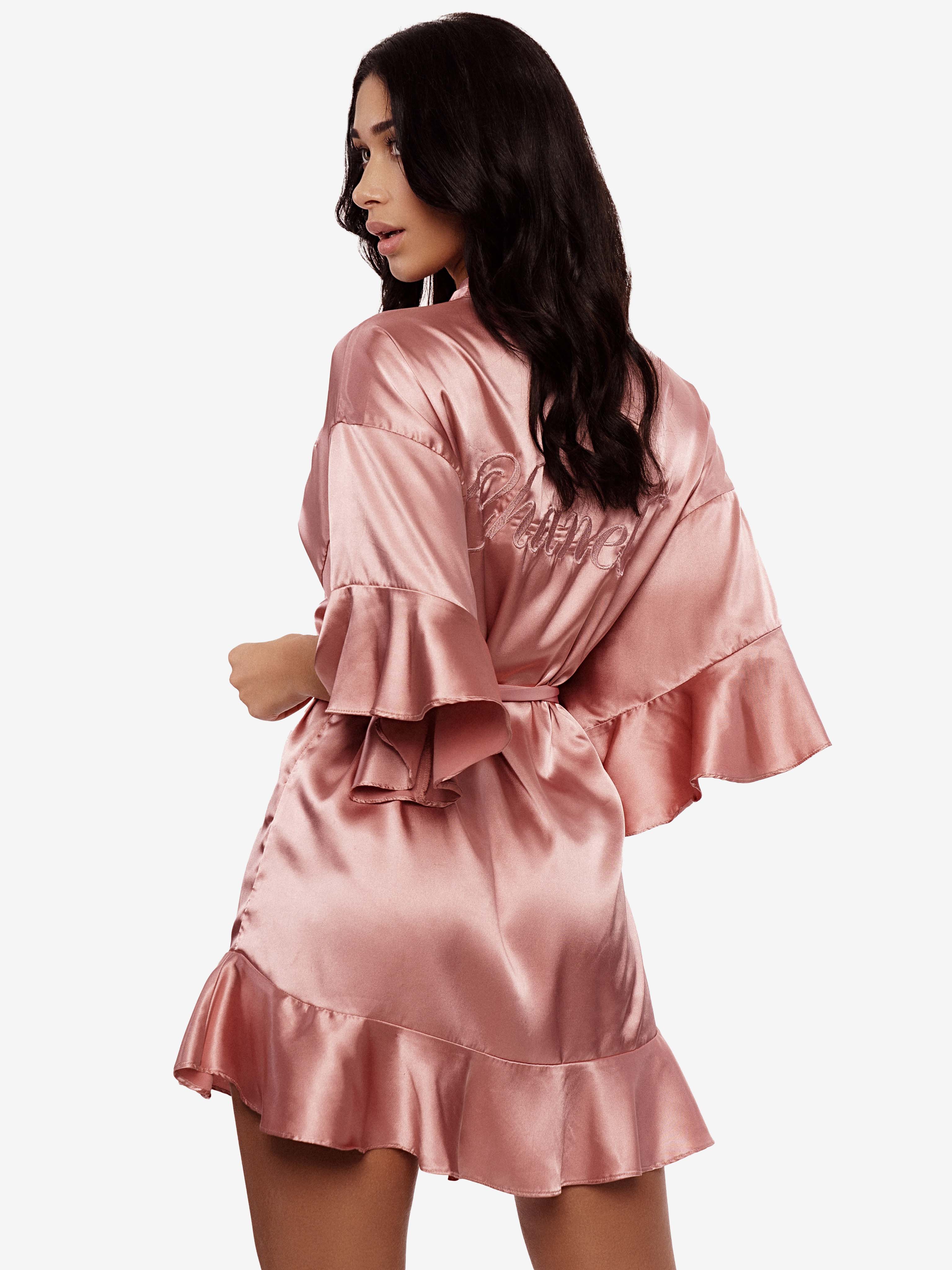 Ruffle Kimono Dusty Pink - Image 6