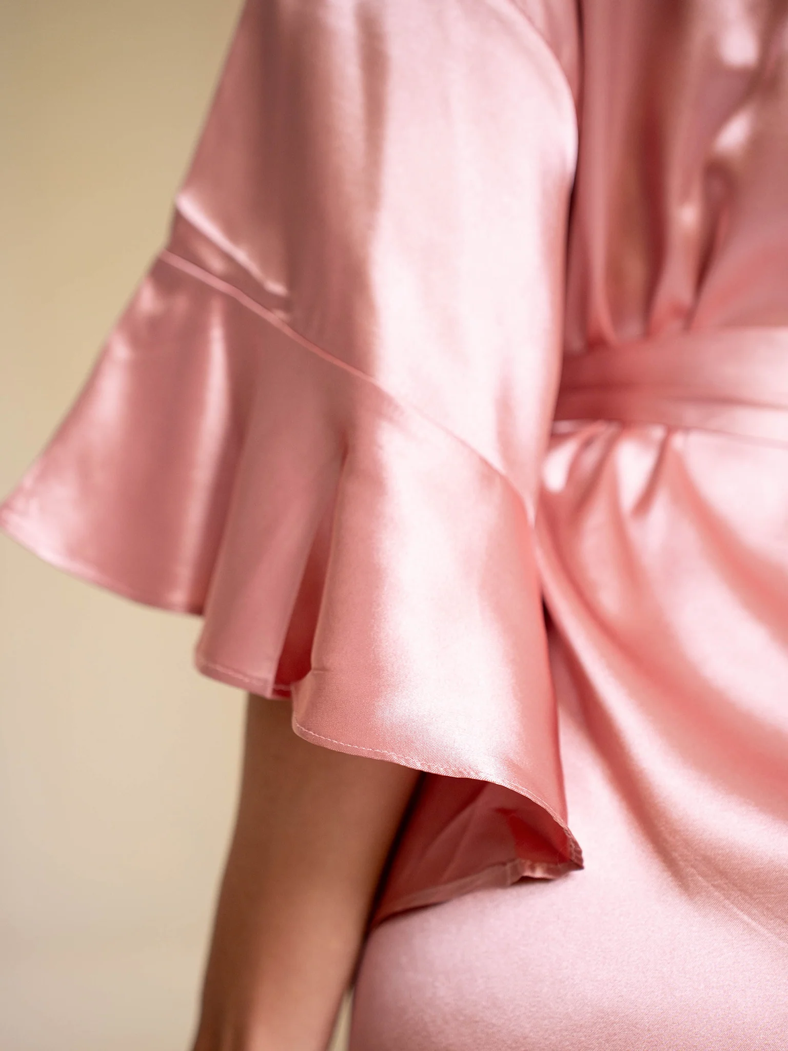 Ruffle Kimono Dusty Pink - Image 7