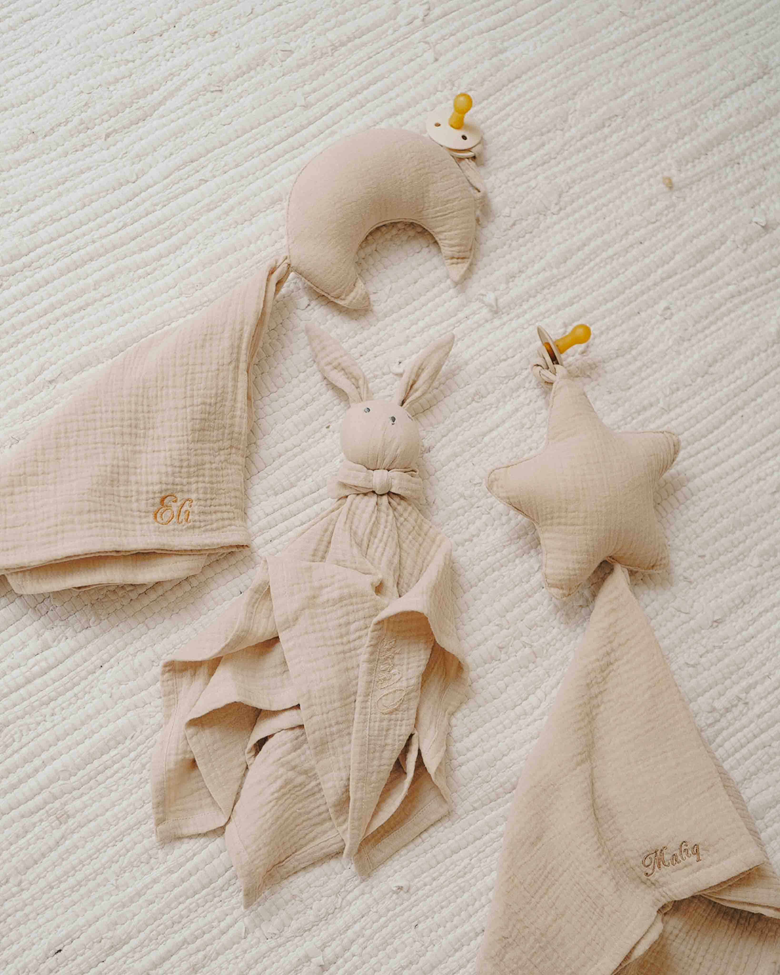 Hydrofiele Knuffeldoek Konijn Beige - Image 3