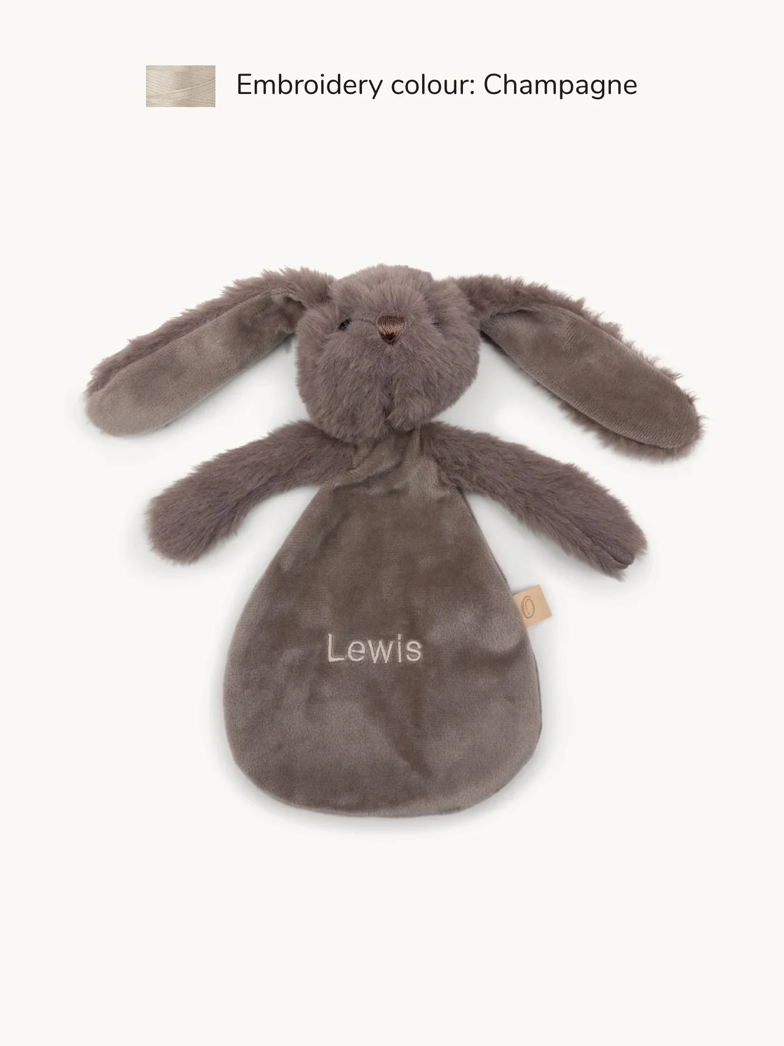 Knuffeldoekje Konijn Taupe - Image 2