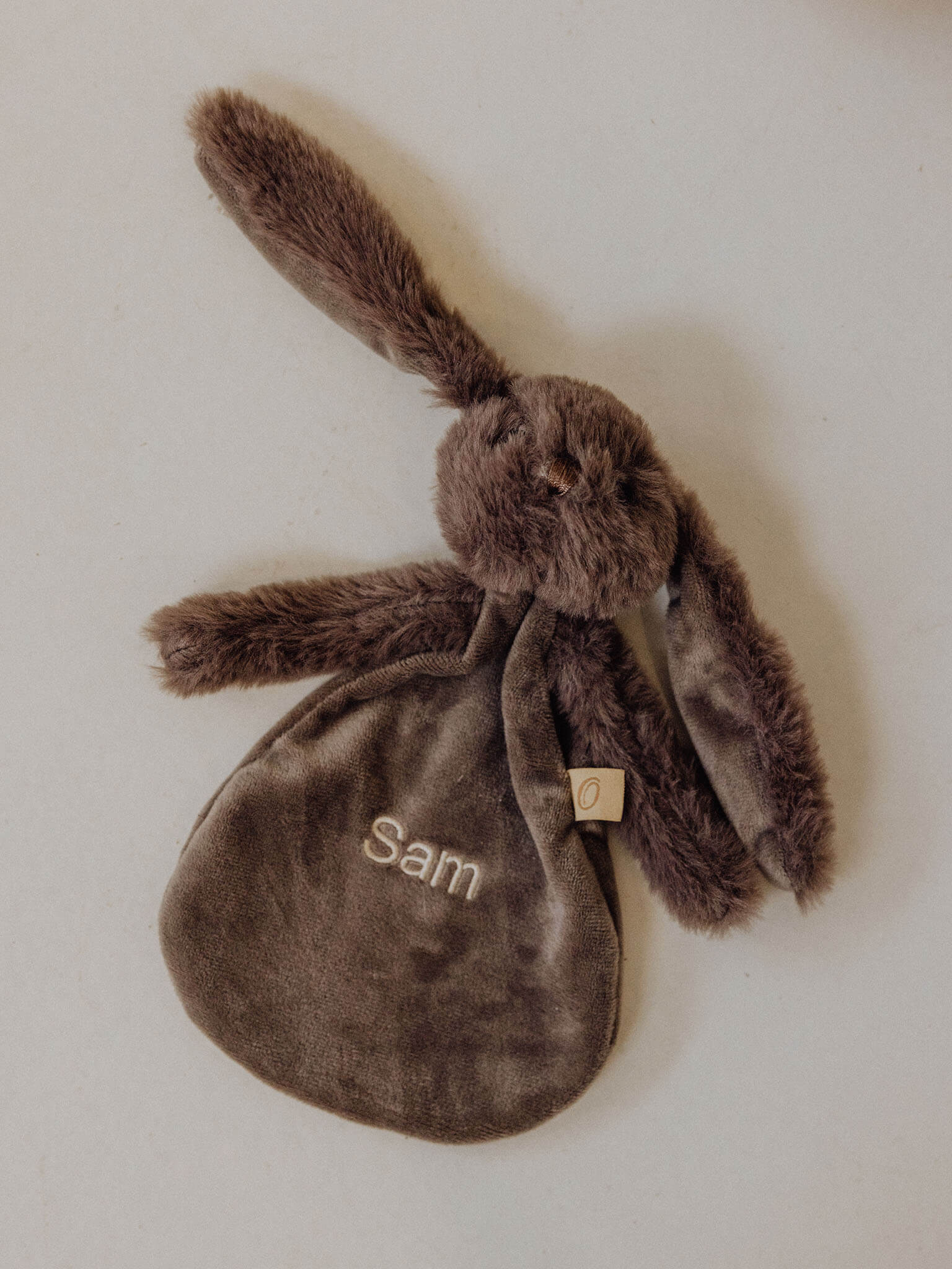 Knuffeldoekje Konijn Taupe - Image 3