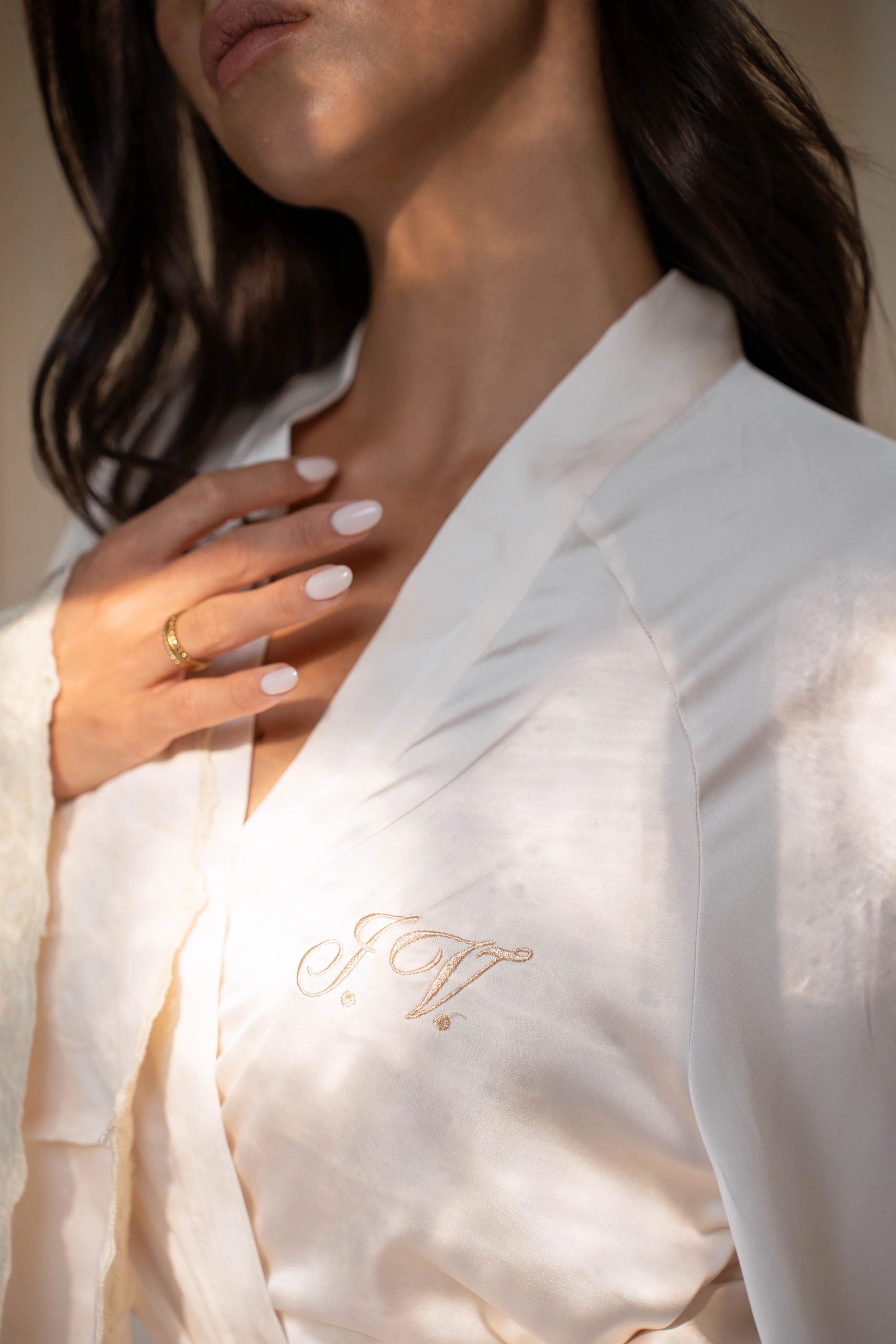 Lace Kimono Off White - Image 3