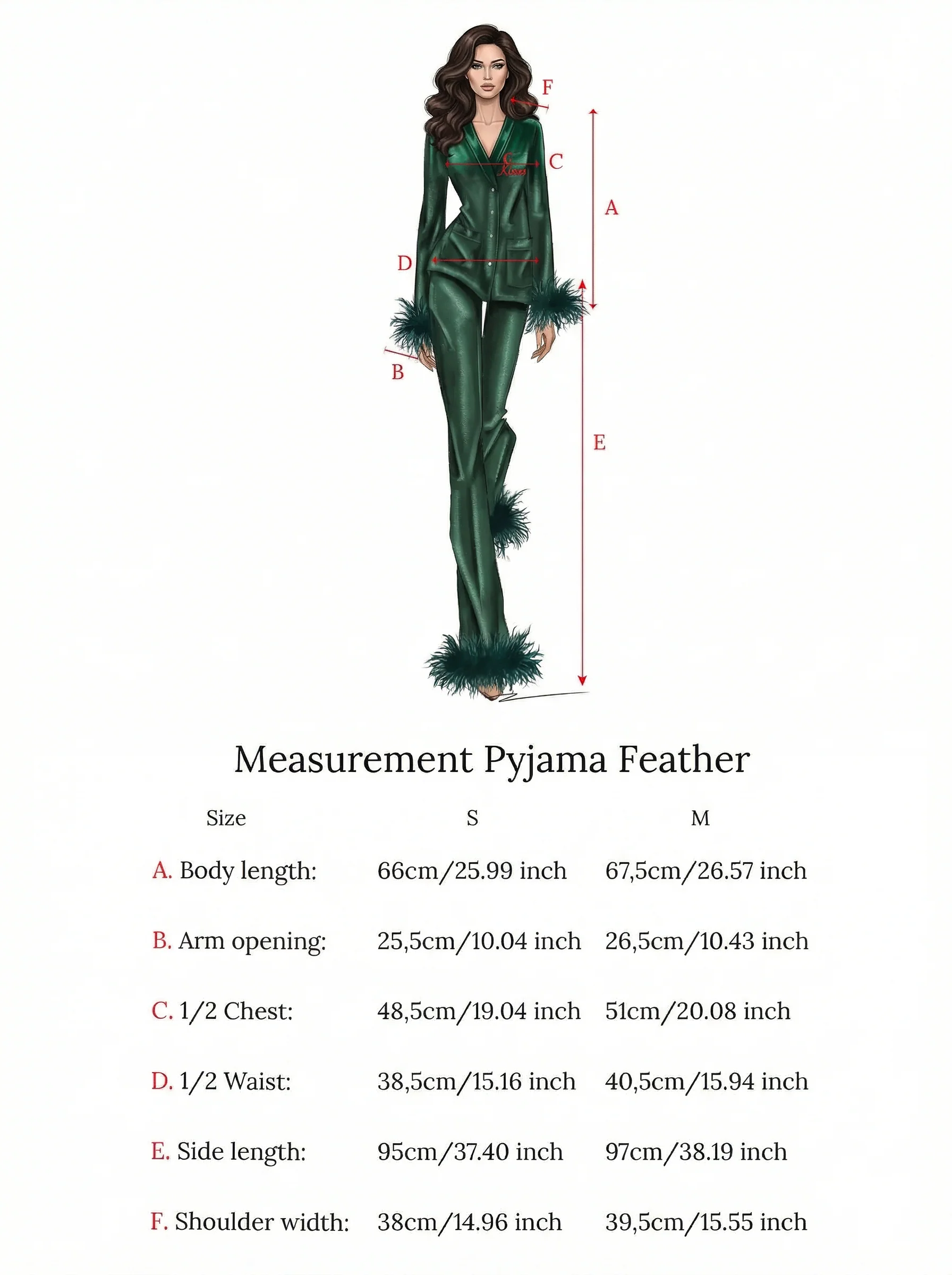 Pyjama Feather Emerald Green - Image 8