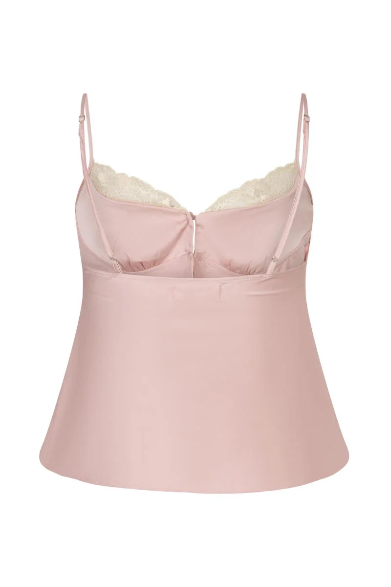 Pyjama Lace Set Pink - Image 5