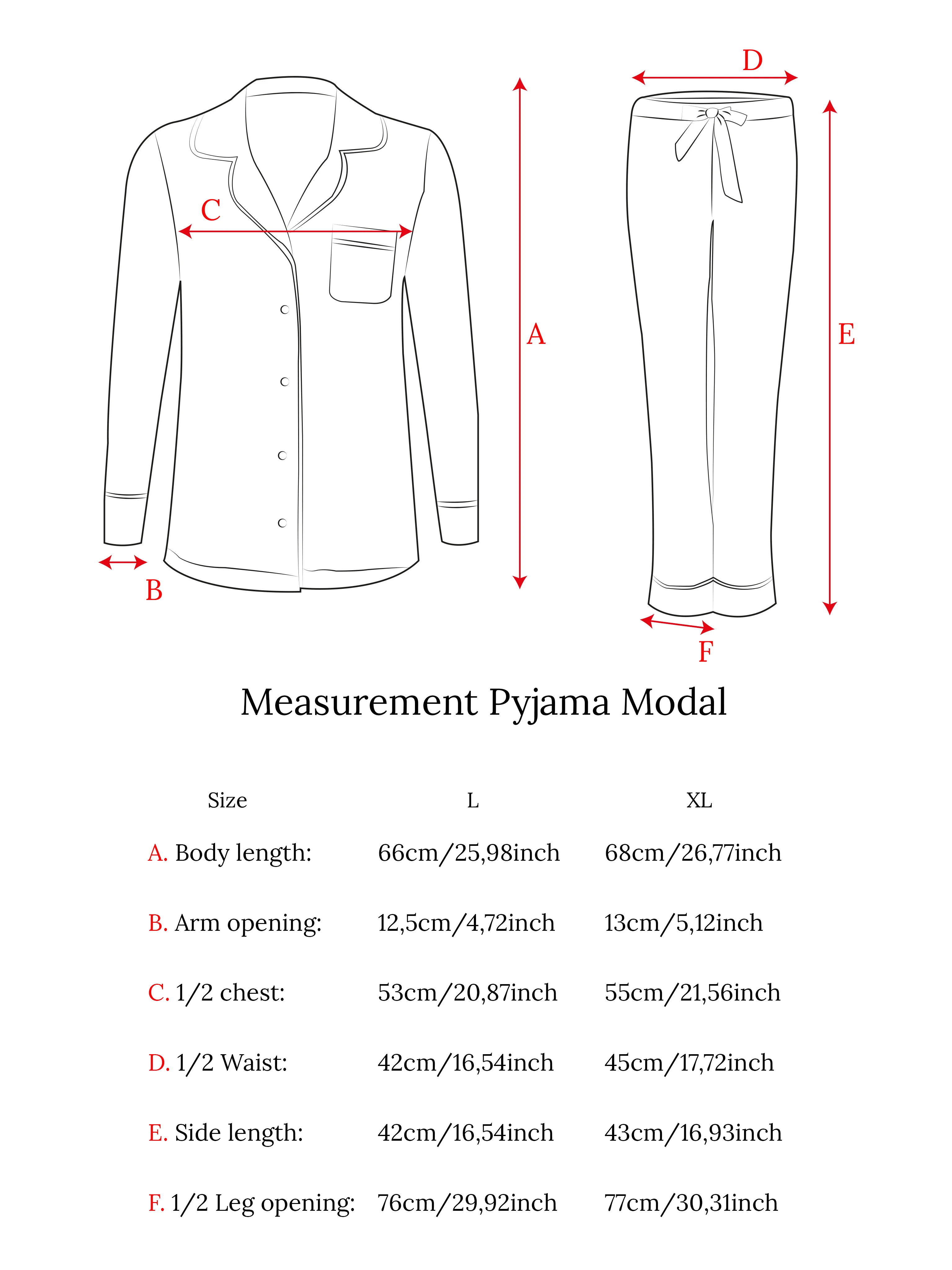 Pyjama Modal Black Long - Image 10