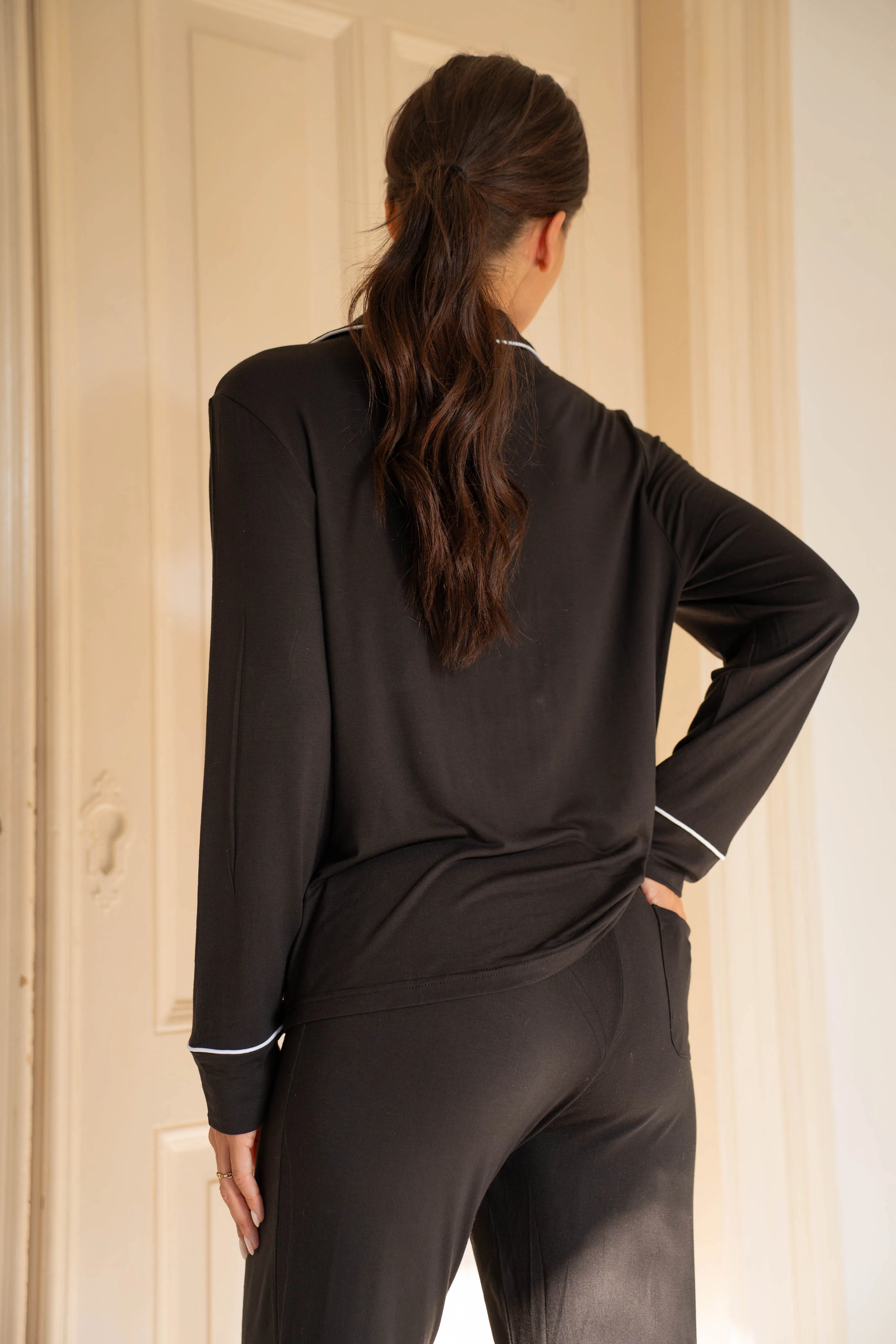 Pyjama Modal Black Long - Image 6