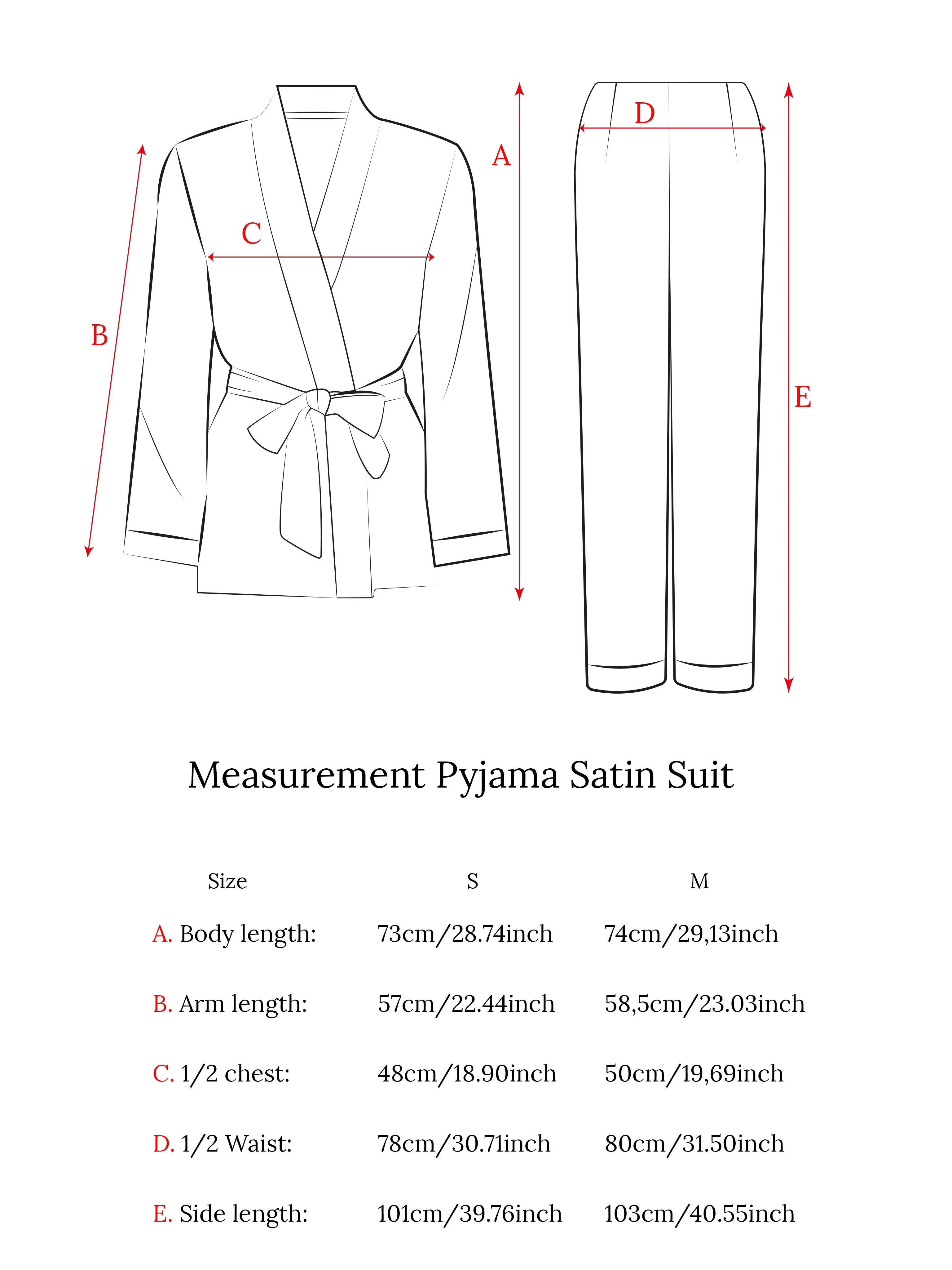 Pyjama Suit Satijn Zwart - Image 7