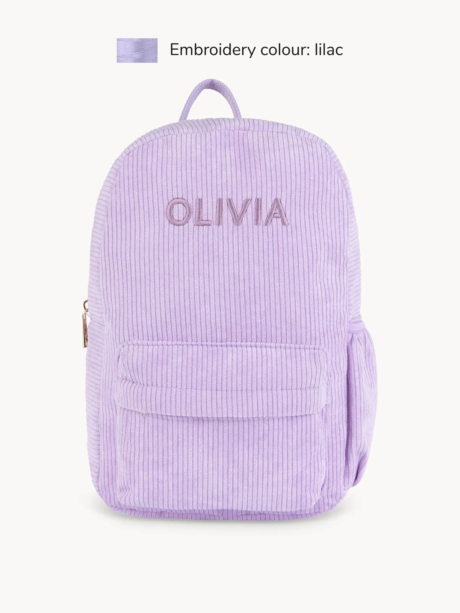 Rib Backpack Lilac - Image 2