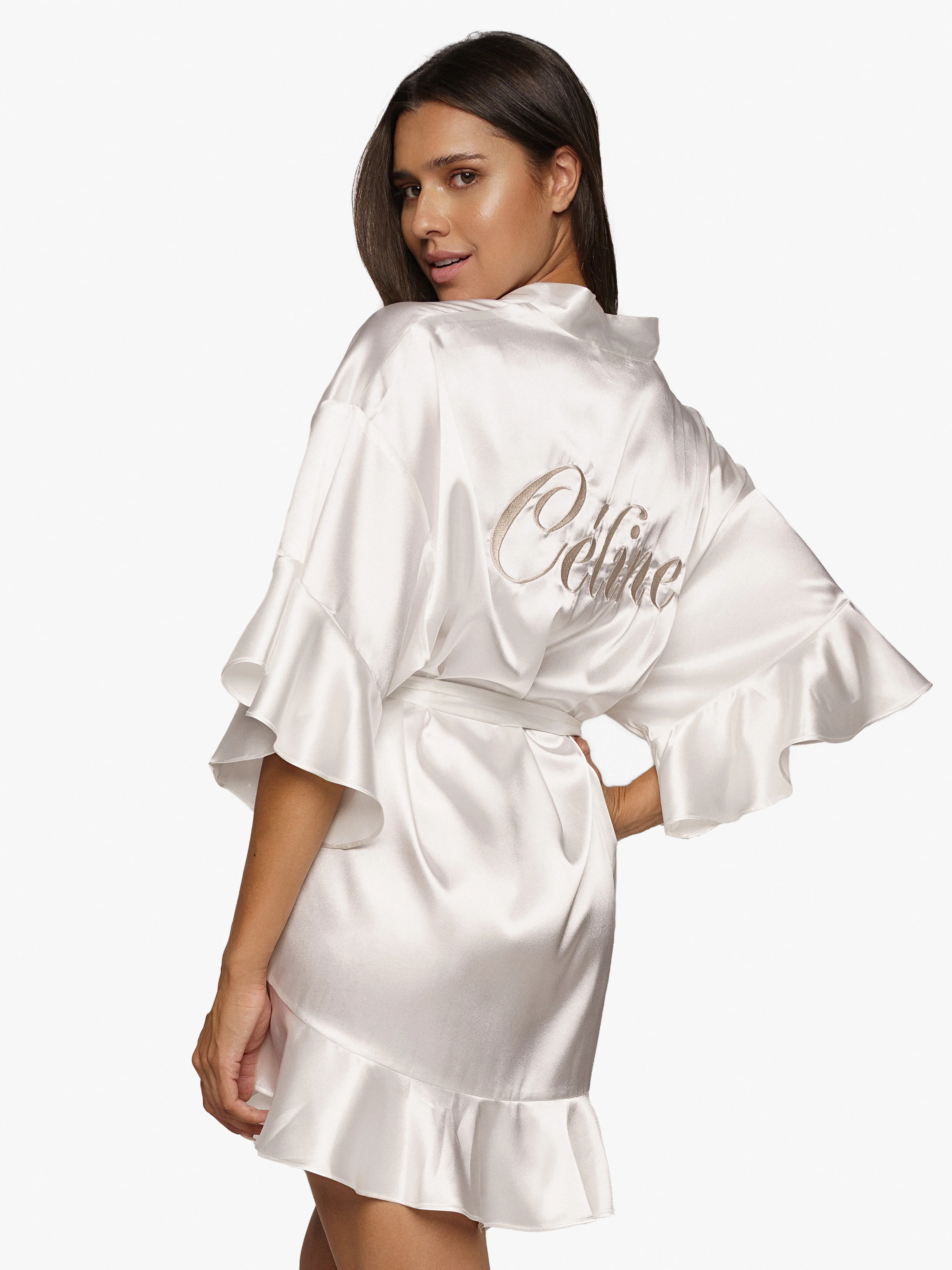 Ruffle Kimono Snow White - Image 2