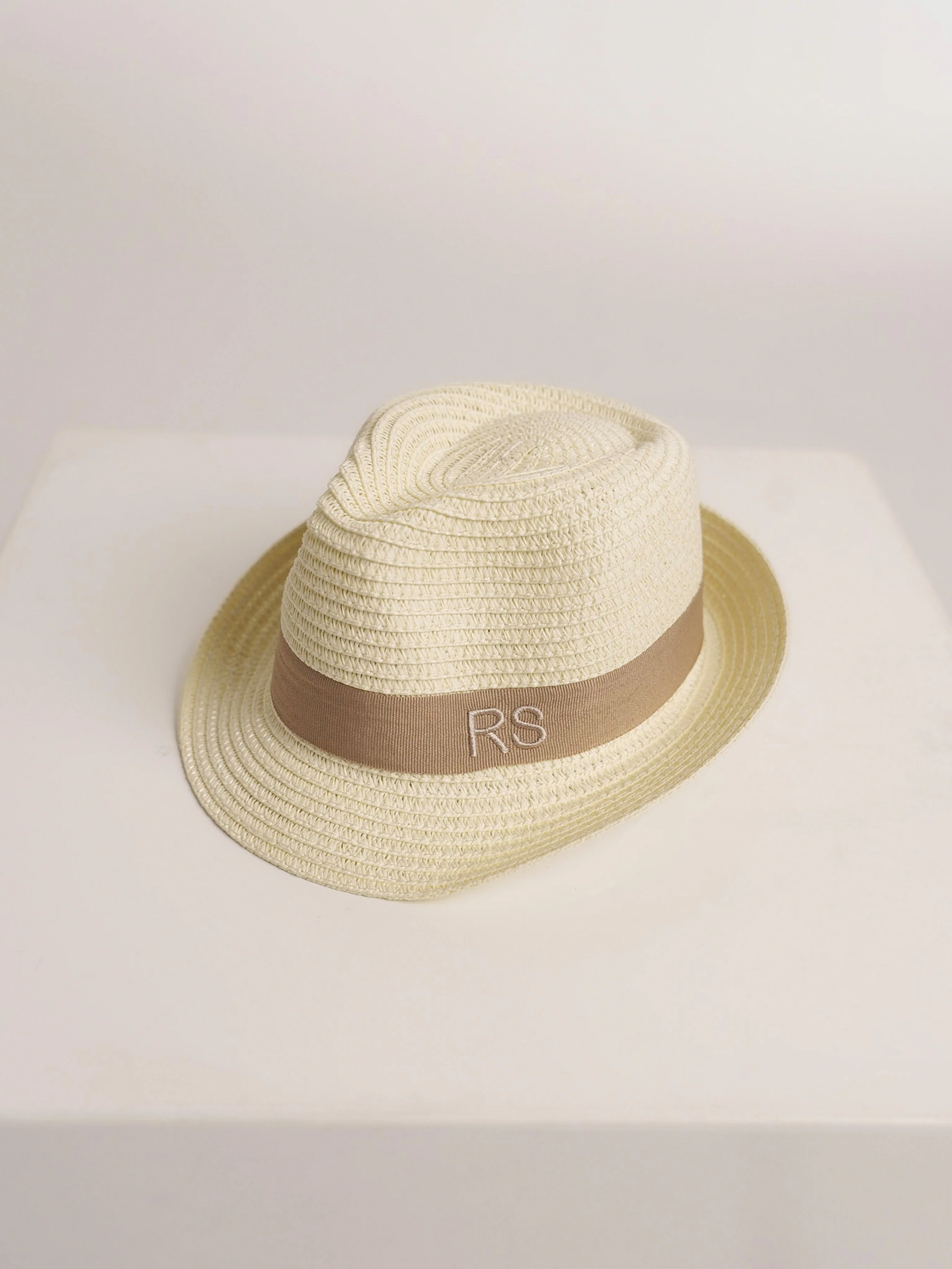 Strohoed Deluxe Kids Gebroken Wit Met Beige Band - Image 2