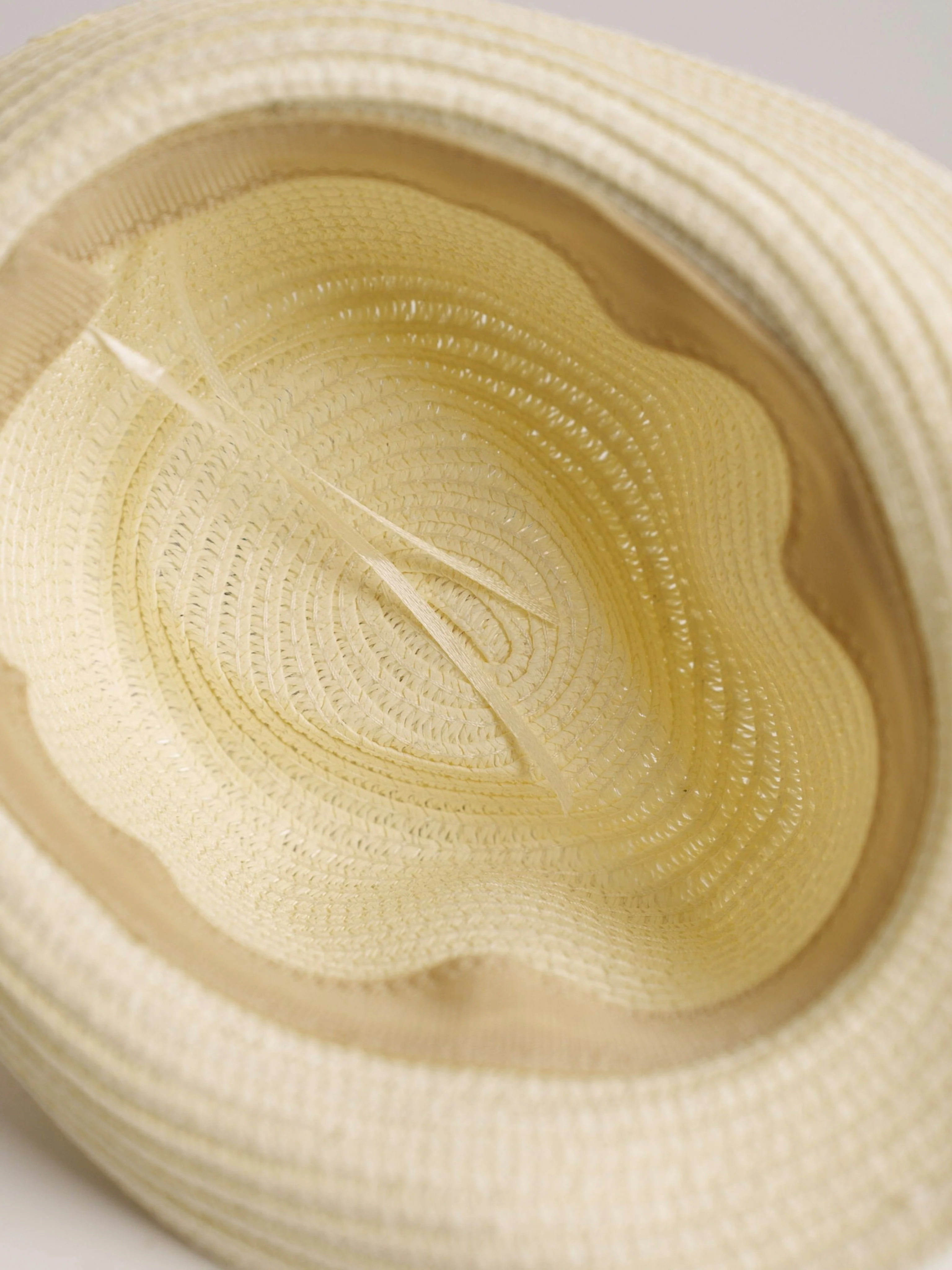 Strohoed Deluxe Kids Gebroken Wit Met Beige Band - Image 3