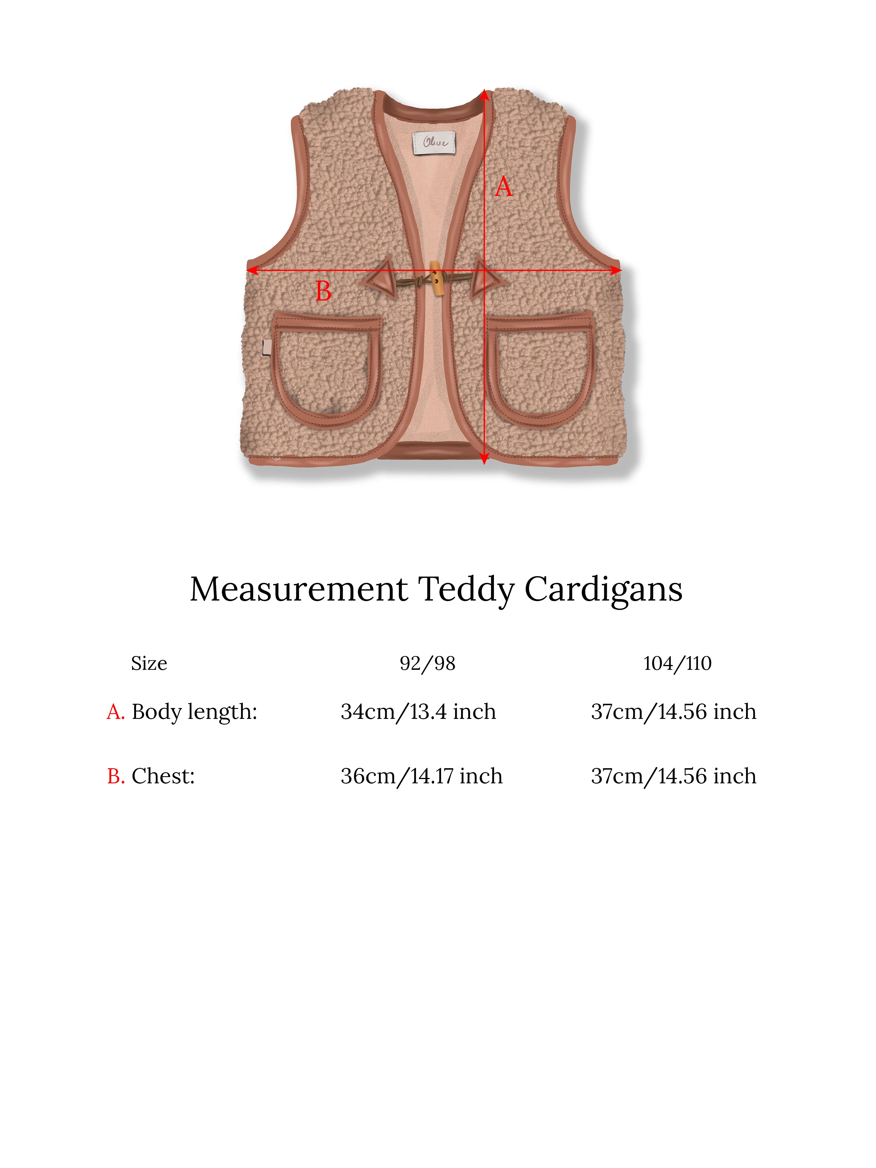 Teddy Gilet Beige - Image 14