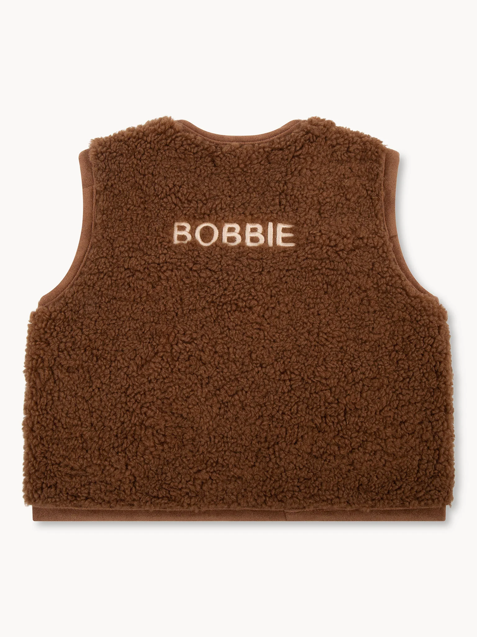 Teddy Gilet Bruin - Image 3