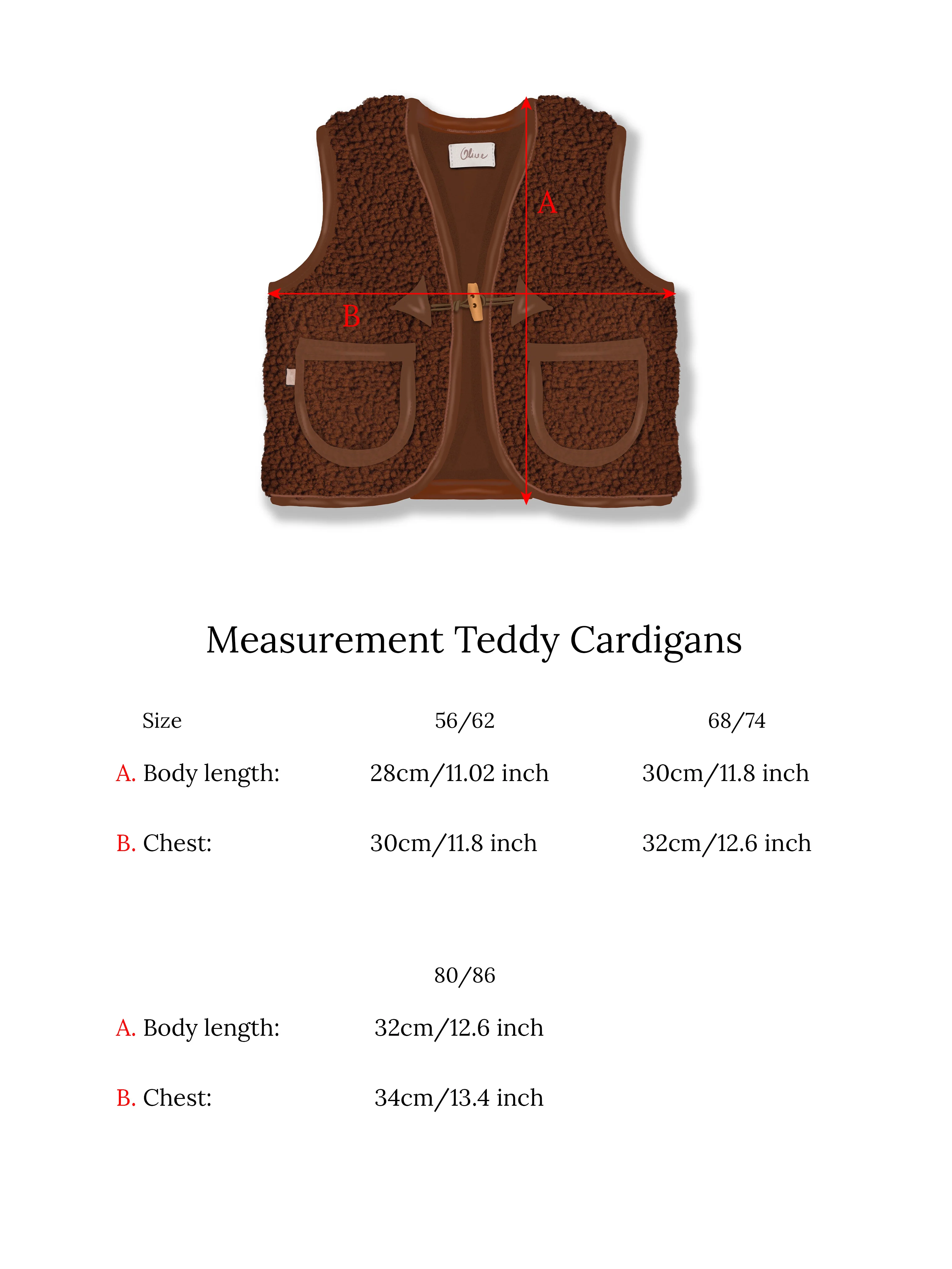 Teddy Gilet Bruin - Image 8
