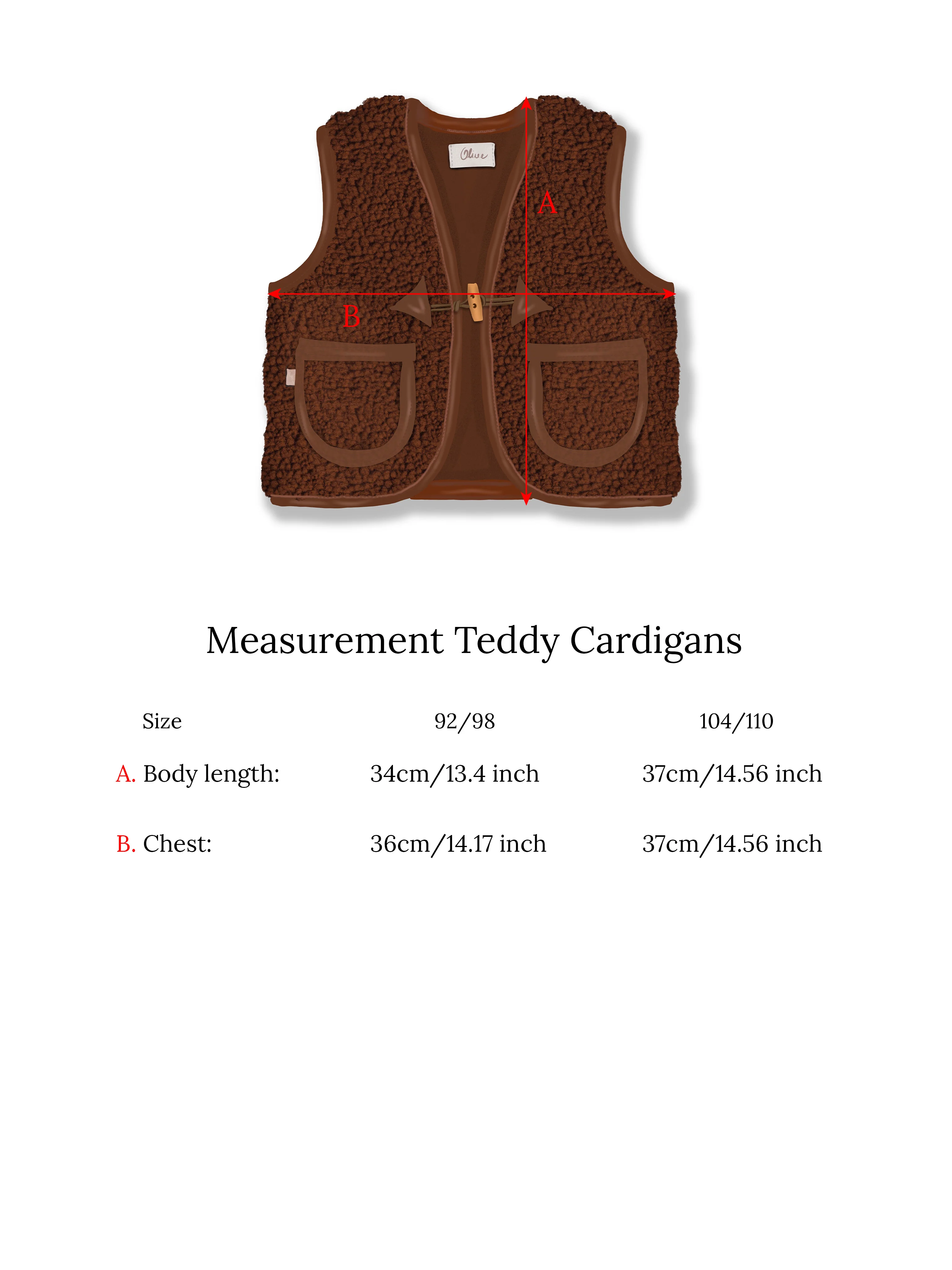 Teddy Gilet Bruin - Image 9