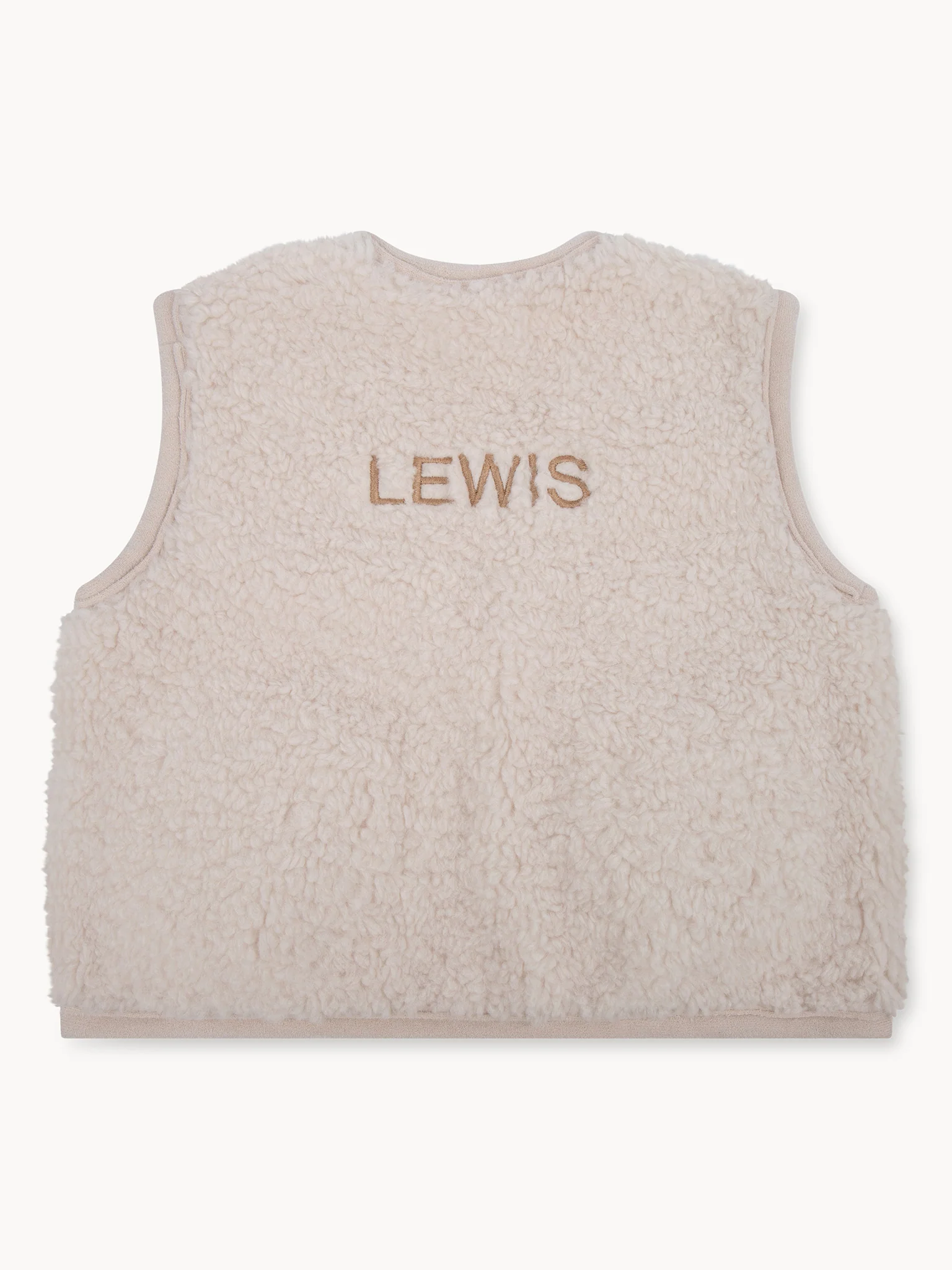 Teddy Gilet Crème - Image 3