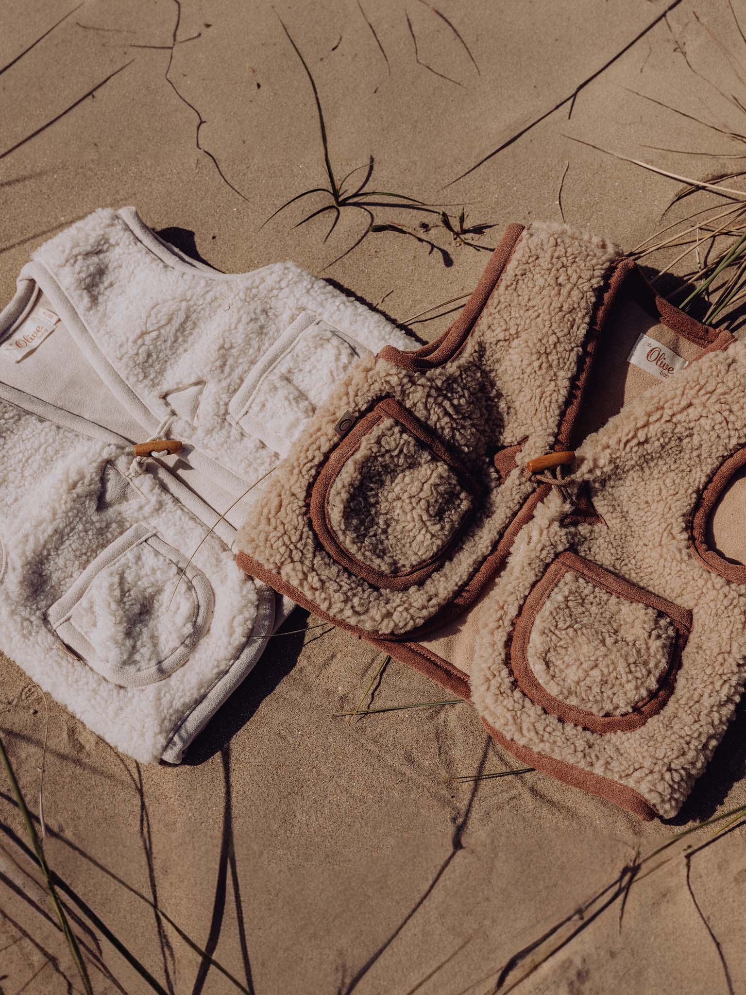 Teddy Gilet Crème - Image 5