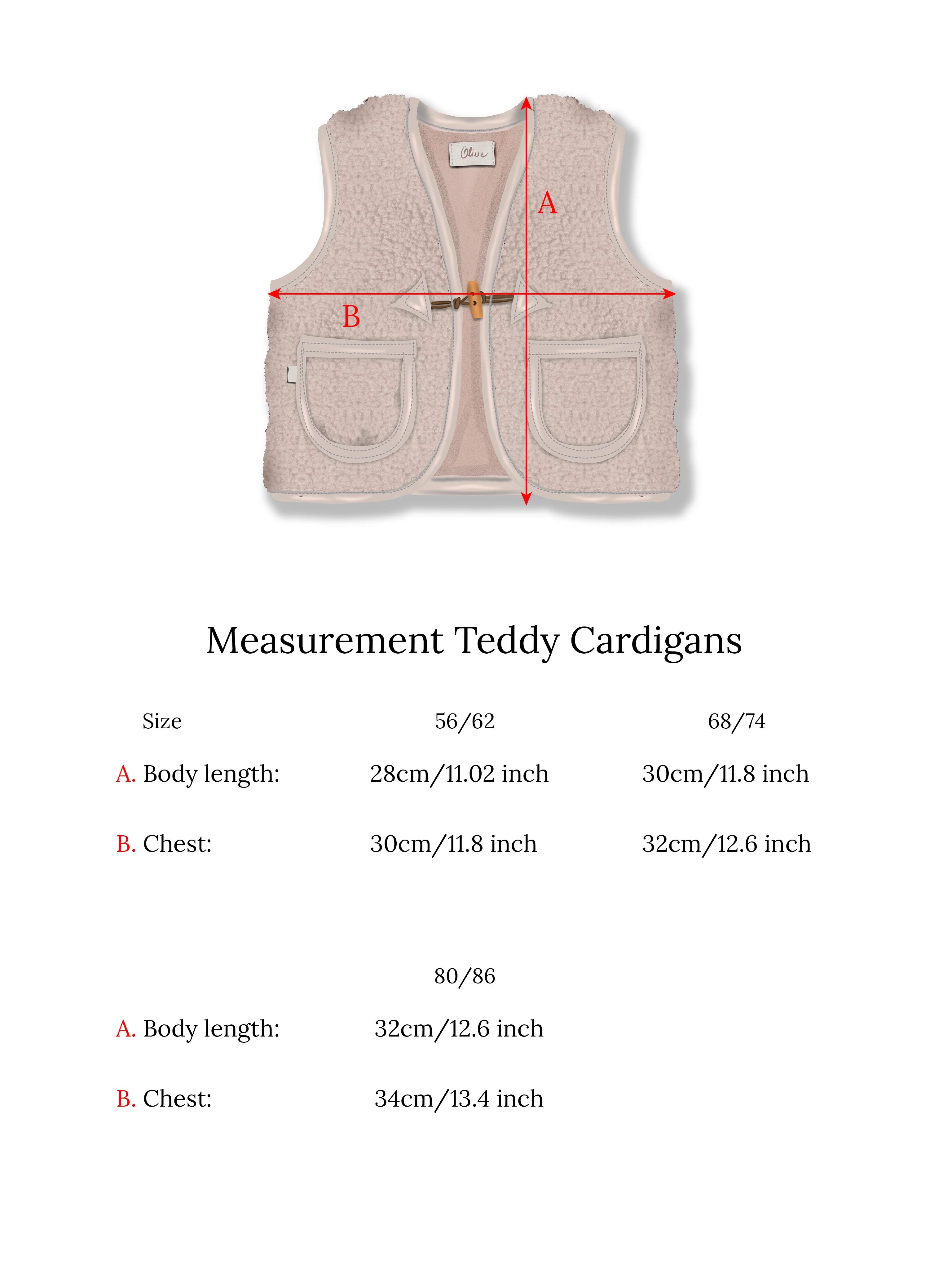 Teddy Gilet Crème - Image 6