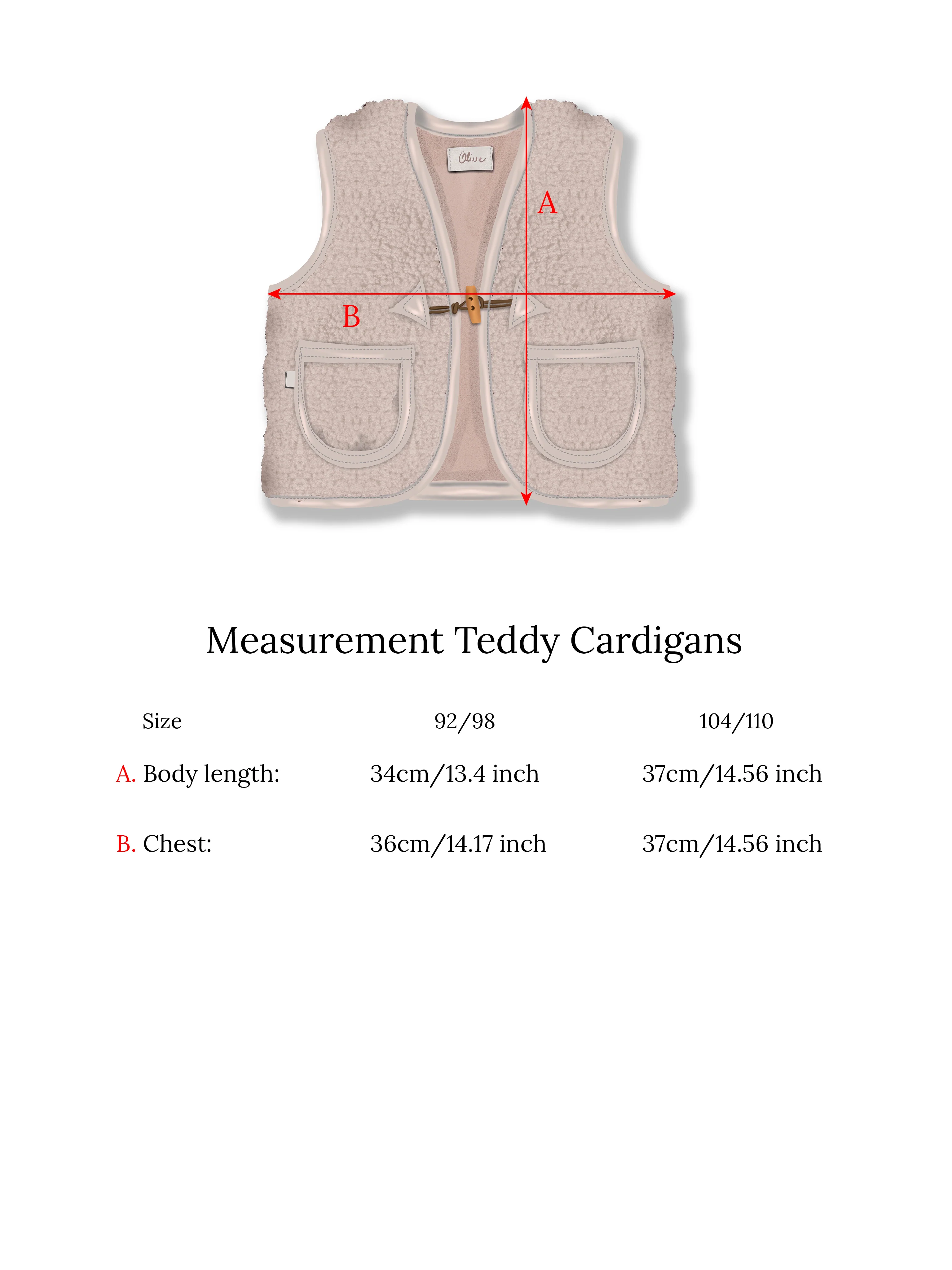 Teddy Gilet Crème - Image 7