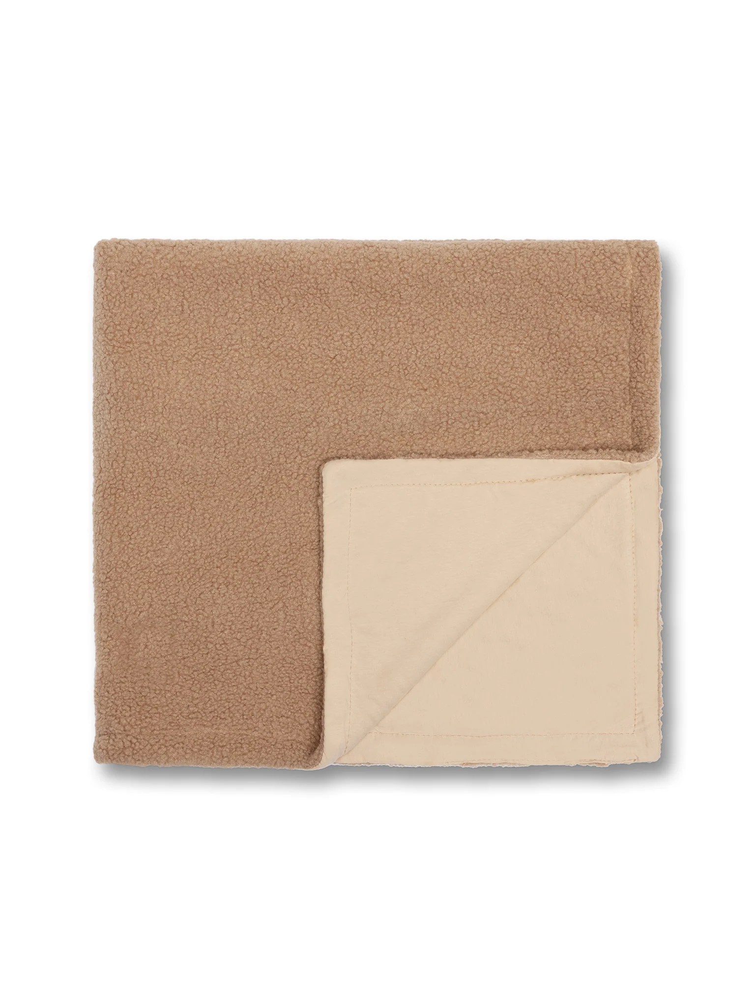 Teddy Plaid Beige - Image 3